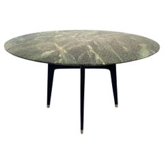 Vintage Italian Mid-Century  Marble Round Support or Center Table, by  Dassi 1950s