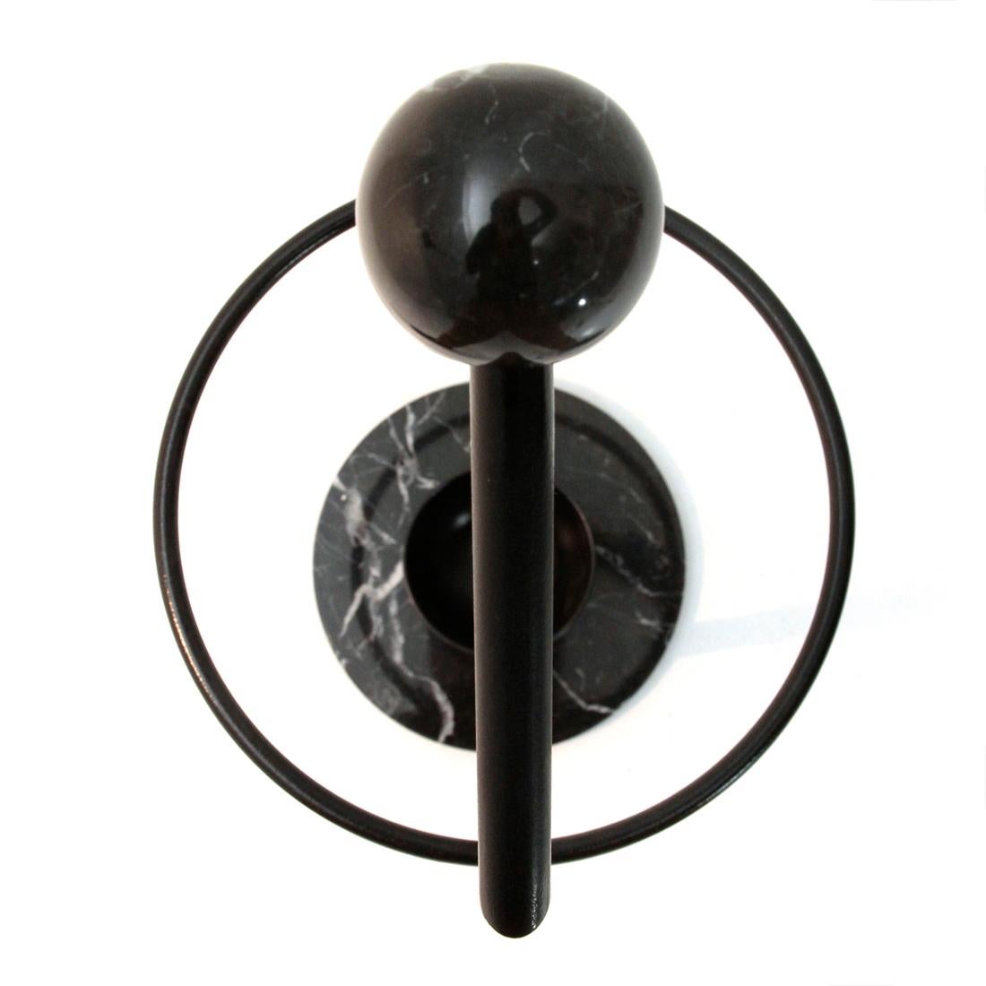 Italian Midcentury Marble Umbrella Stand by Fly Line, 1980s 2