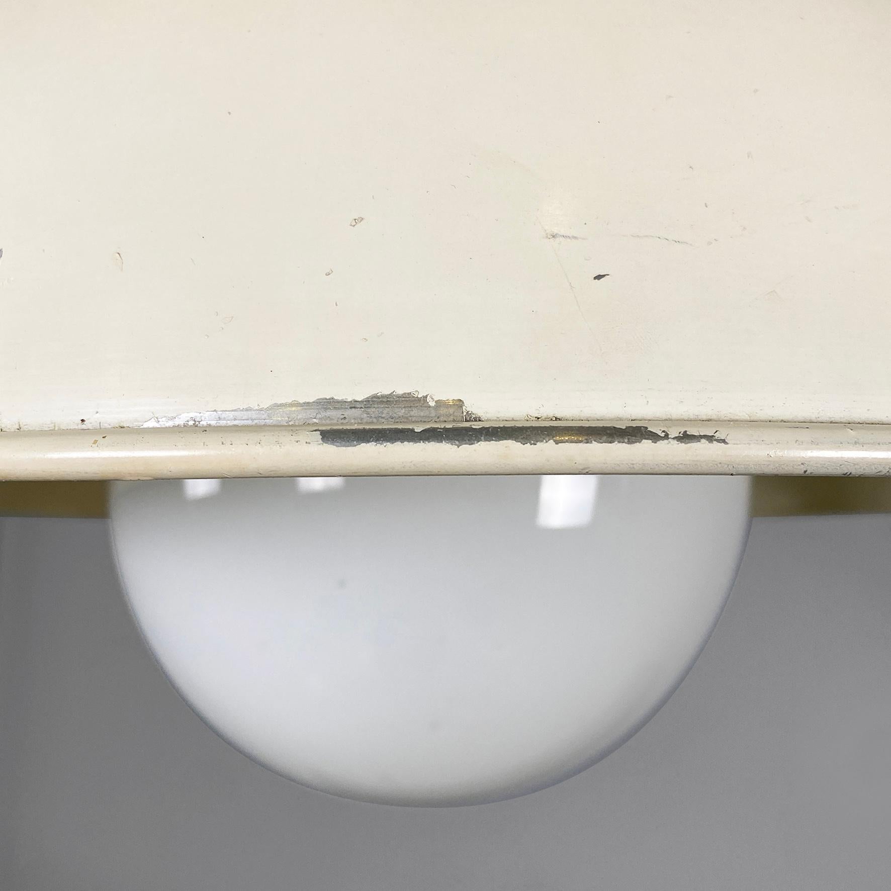Italian mid-century metal Cetra chandelier by Vico Magistretti for Artemide 1969 4