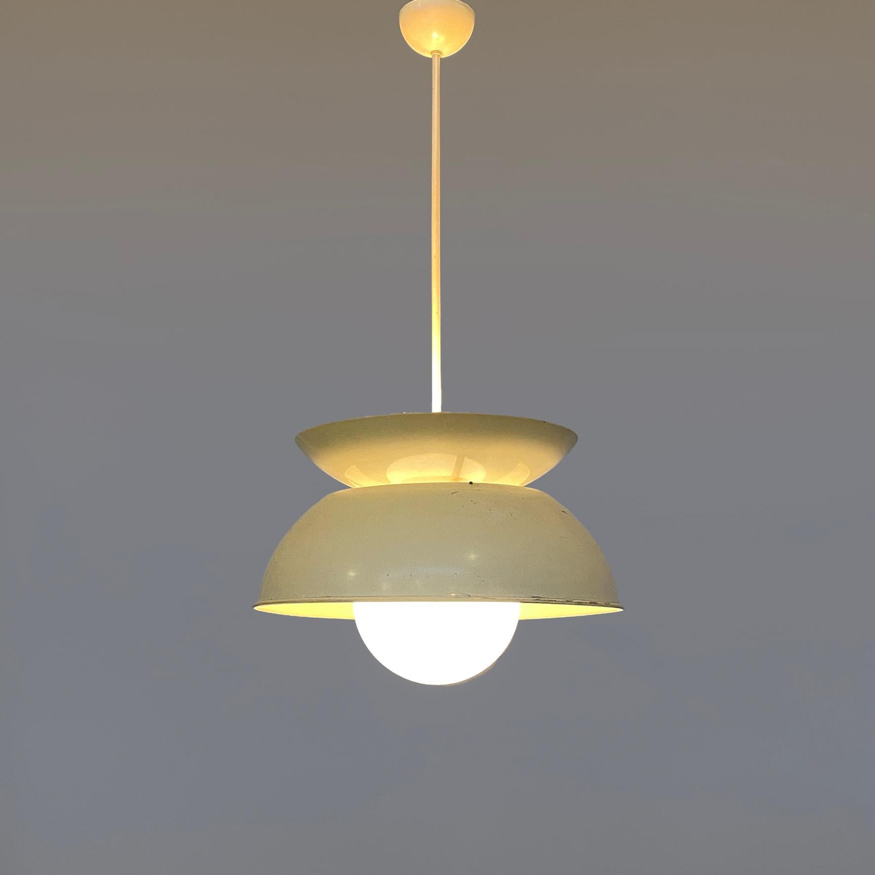 Italian mid-century metal Cetra chandelier by Vico Magistretti for Artemide 1969 11