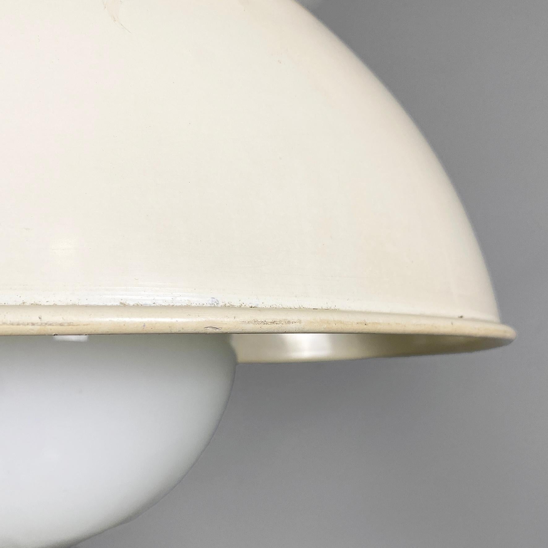 Italian mid-century metal Cetra chandelier by Vico Magistretti for Artemide 1969 3
