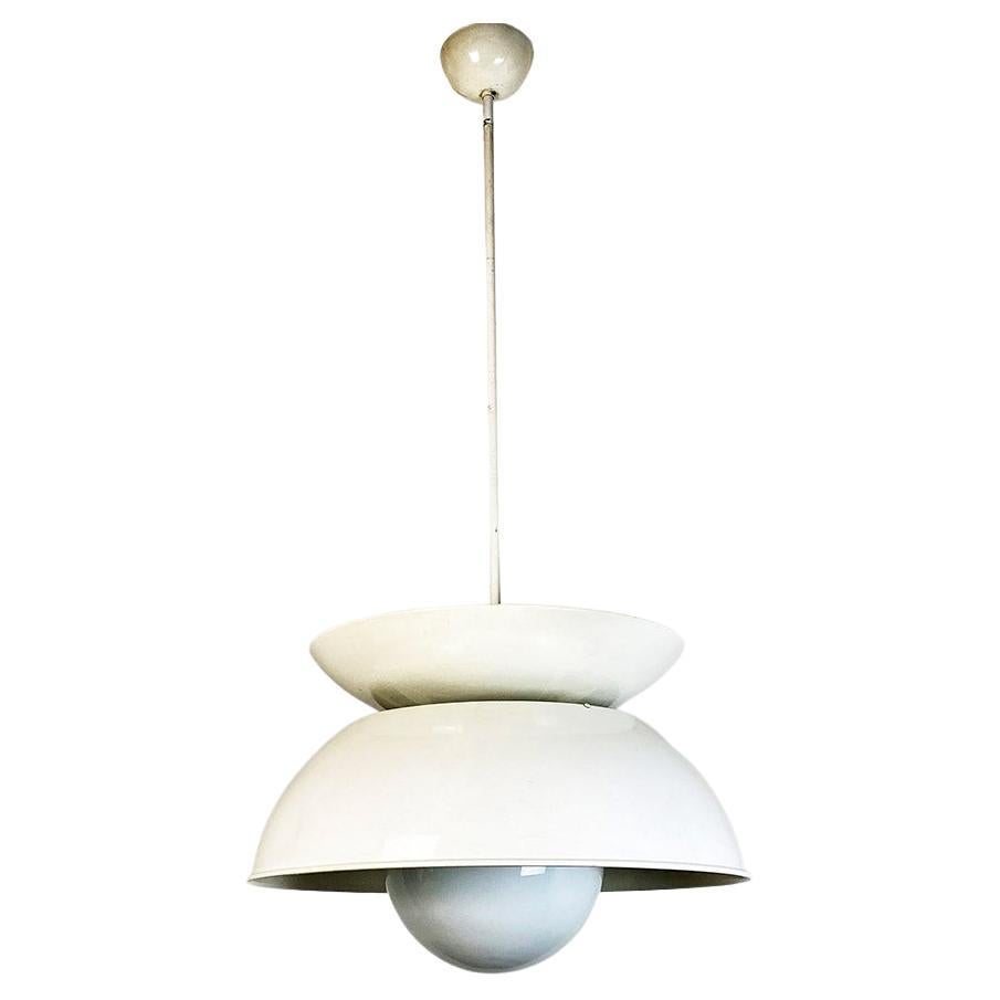 Italian Mid Century Metal Cetra Chandelier by Vico Magistretti for Artemide 1969 For Sale