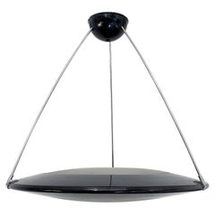 Italian Mid-Century Metal Chandelier Mod. Mira C, Ezio Didone, Arteluce, 1980s