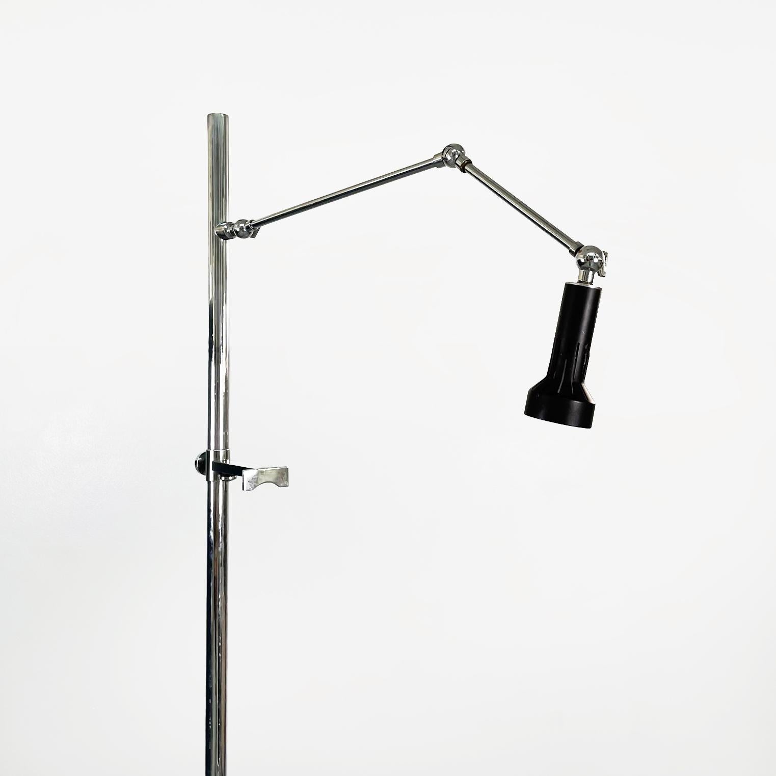 Mid-20th Century Italian Mid-Century Metal Easel Floor Lamp by Angelo Lelii for Arredoluce, 1960s For Sale
