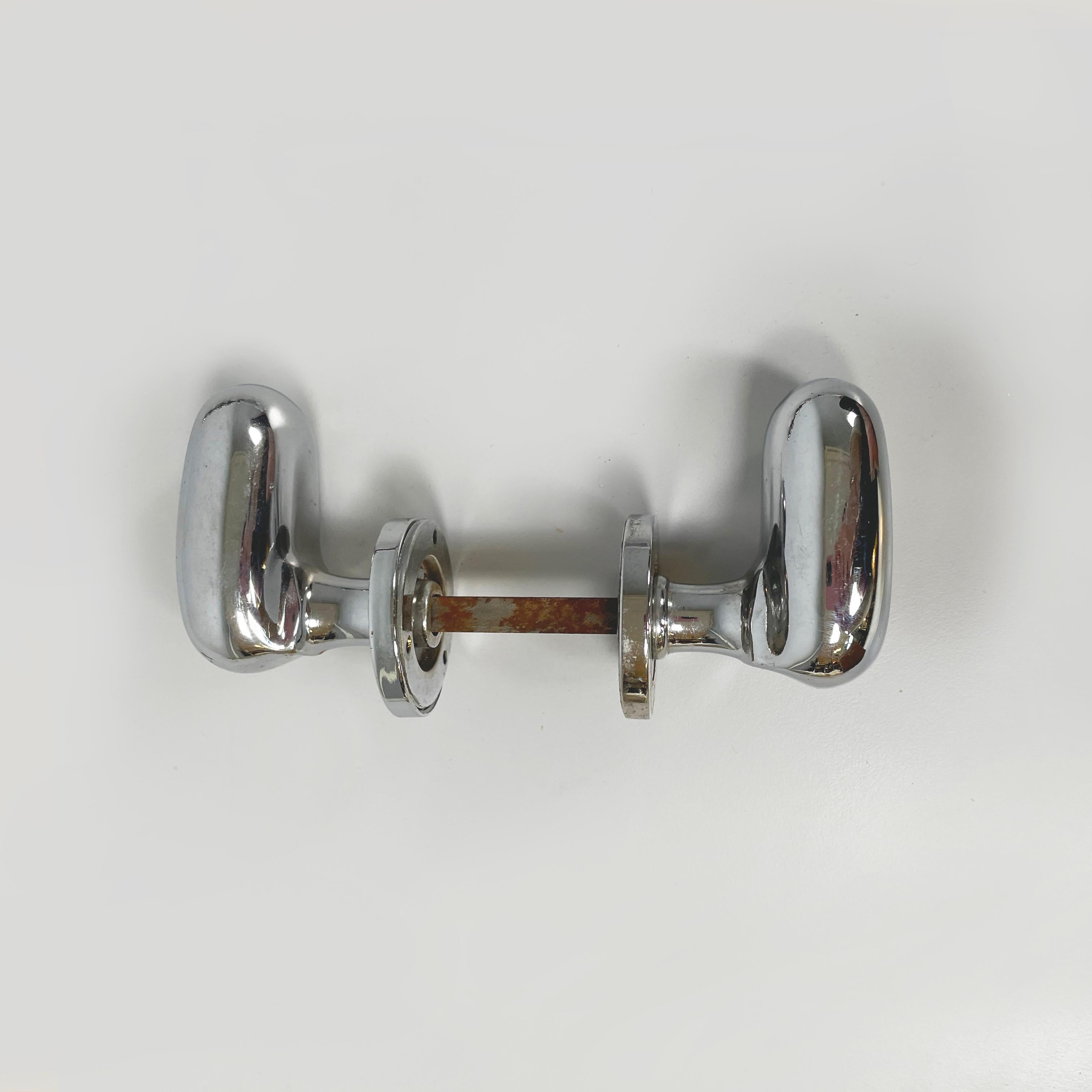 Mid-Century Modern Italian mid-century metal handles and locks by Caccia Dominioni Azucena, 1960s For Sale