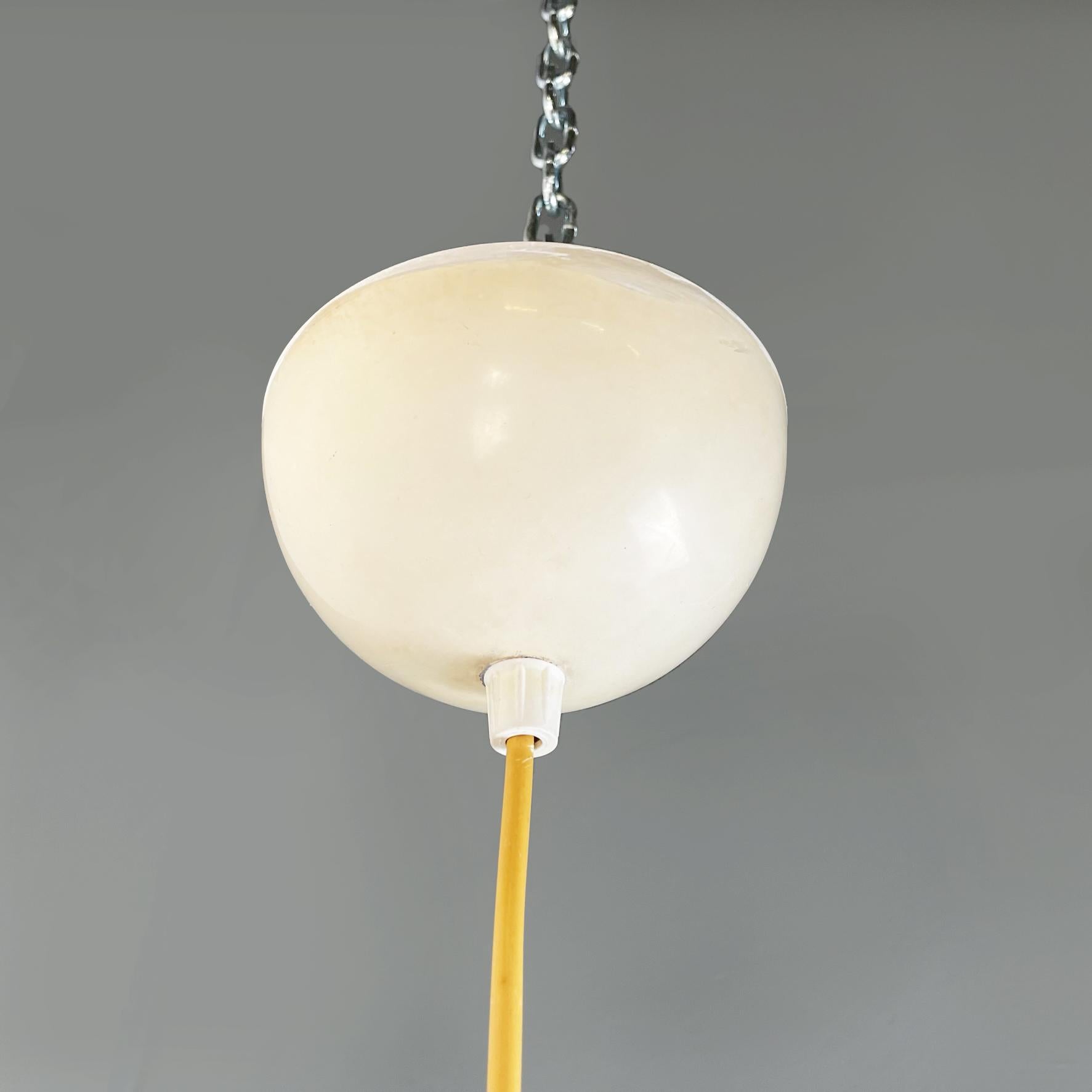 Italian Mid-Century Metal Suspension Lamp Relemme by Castiglioni for Flos, 1970s 5