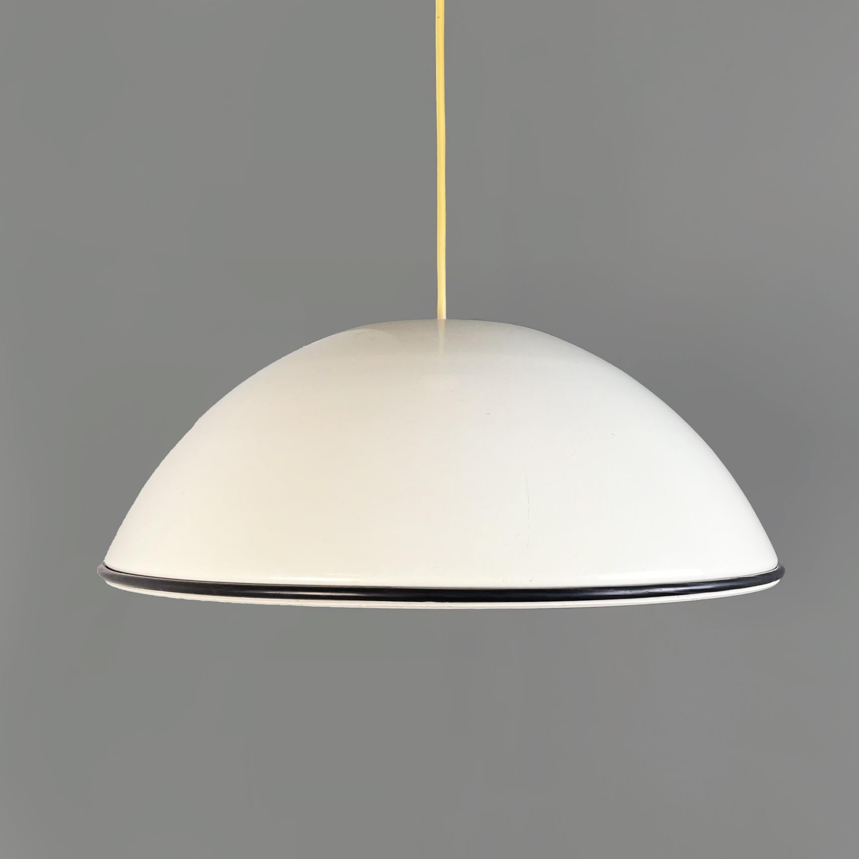 Mid-Century Modern Italian Mid-Century Metal Suspension Lamp Relemme by Castiglioni for Flos, 1970s