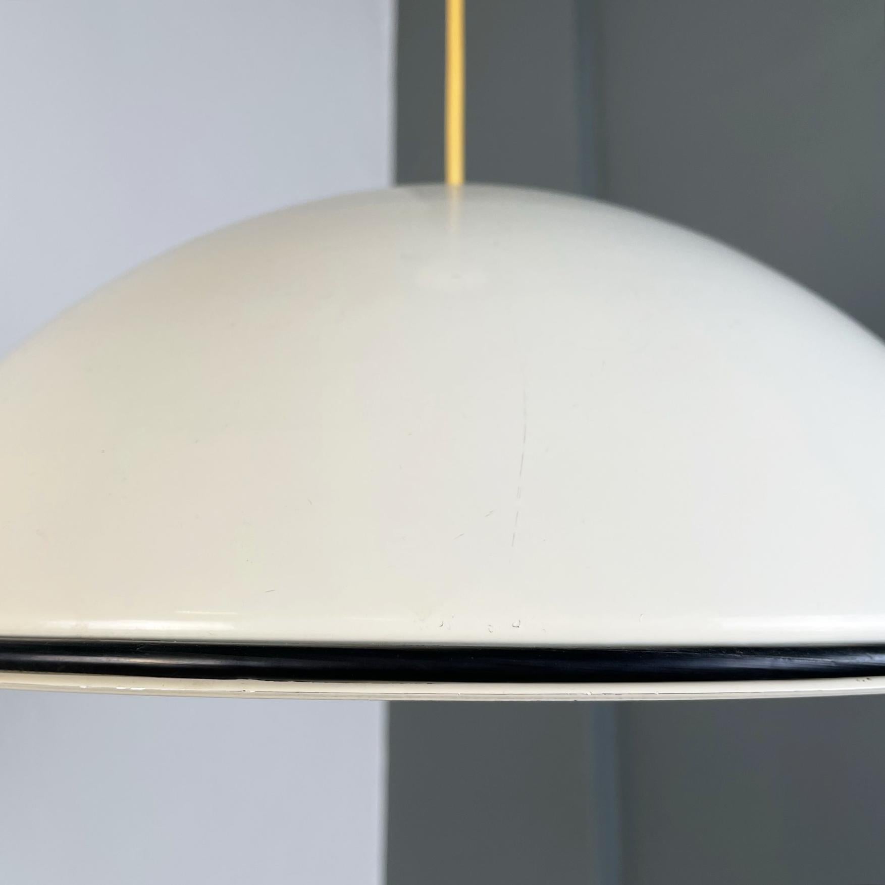 Italian Mid-Century Metal Suspension Lamp Relemme by Castiglioni for Flos, 1970s 1