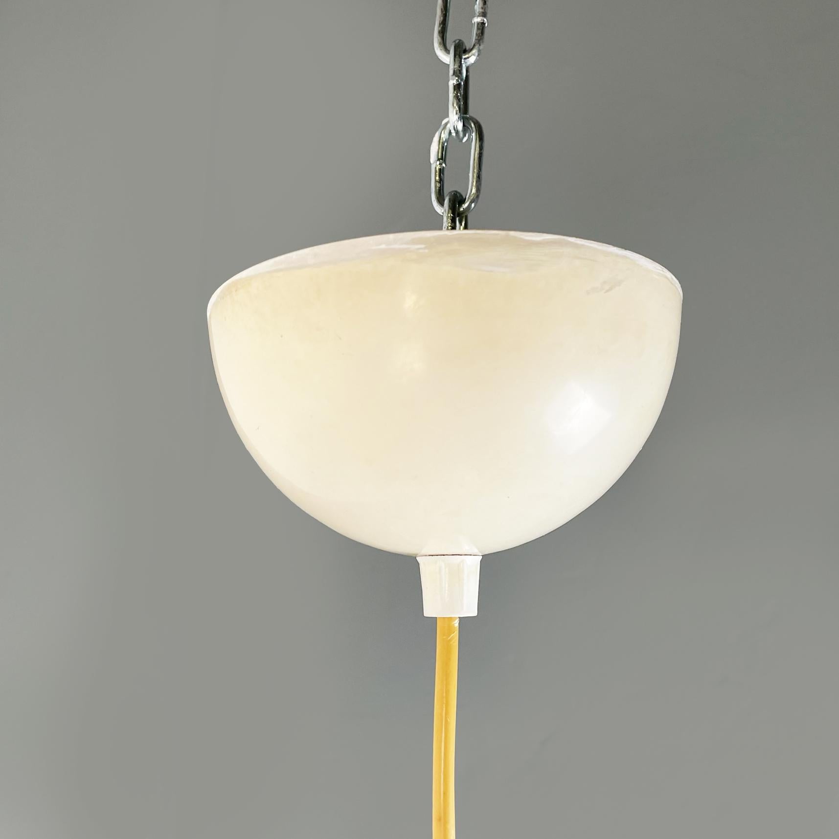 Italian Mid-Century Metal Suspension Lamp Relemme by Castiglioni for Flos, 1970s 4