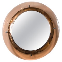 Specchio italiano del Mid Century di Cristal Arte