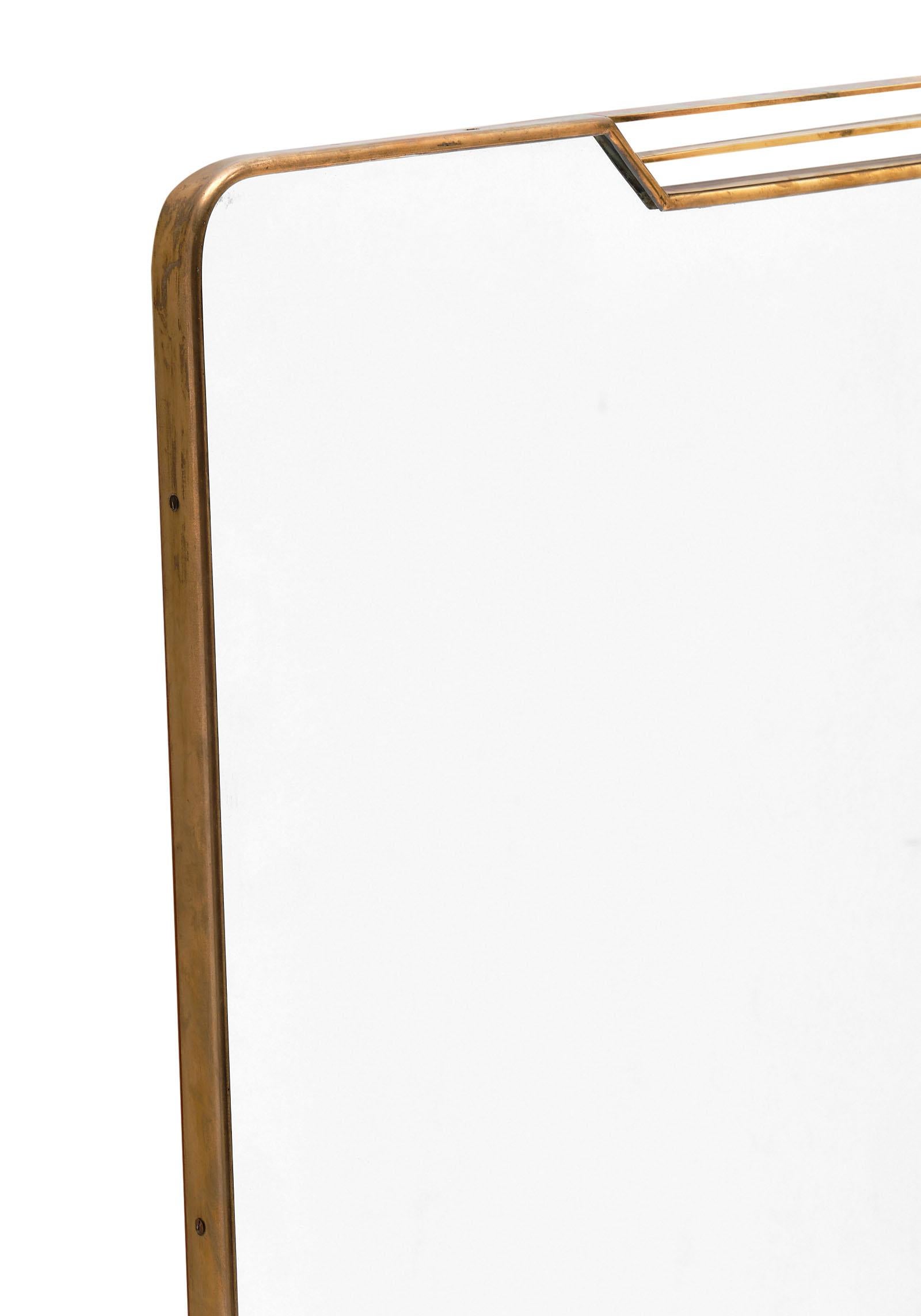 Italian Midcentury Mirror in the Style of Paolo Buffa 1