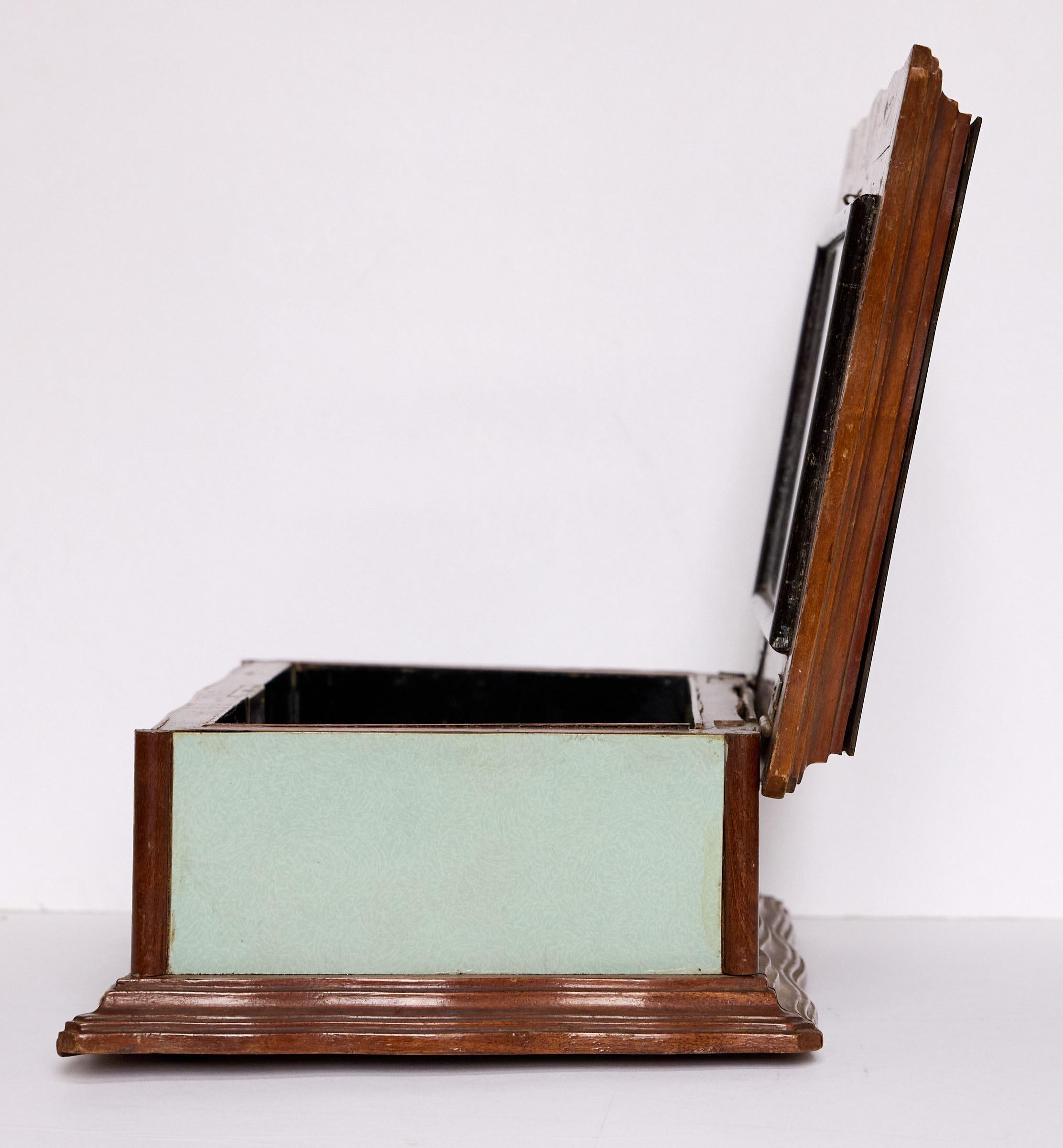 Mid-Century Modern Italian Mid-Century Mirrored Letter Box For Sale