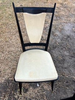 Italian Mid-Century Modern 1950's Dining Room Chairs - Set of 6