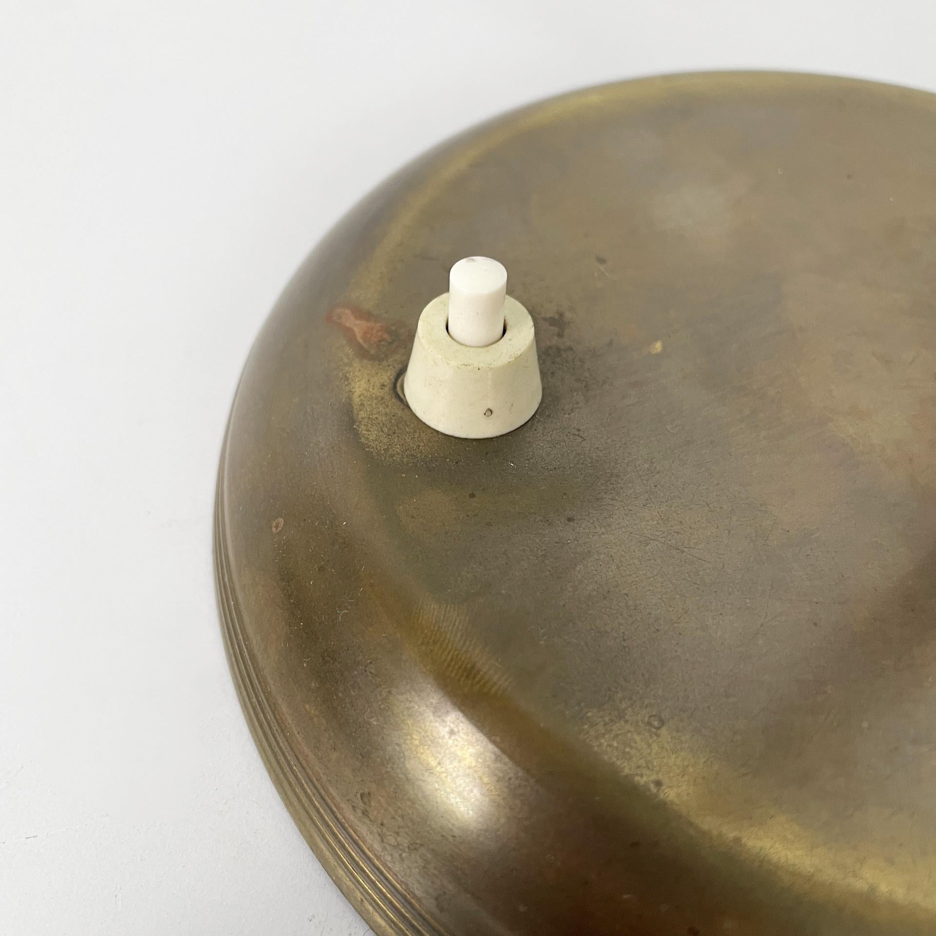 Italienische verstellbare Tischlampe aus Messing aus der Mitte des Jahrhunderts, 1950er Jahre im Angebot 11