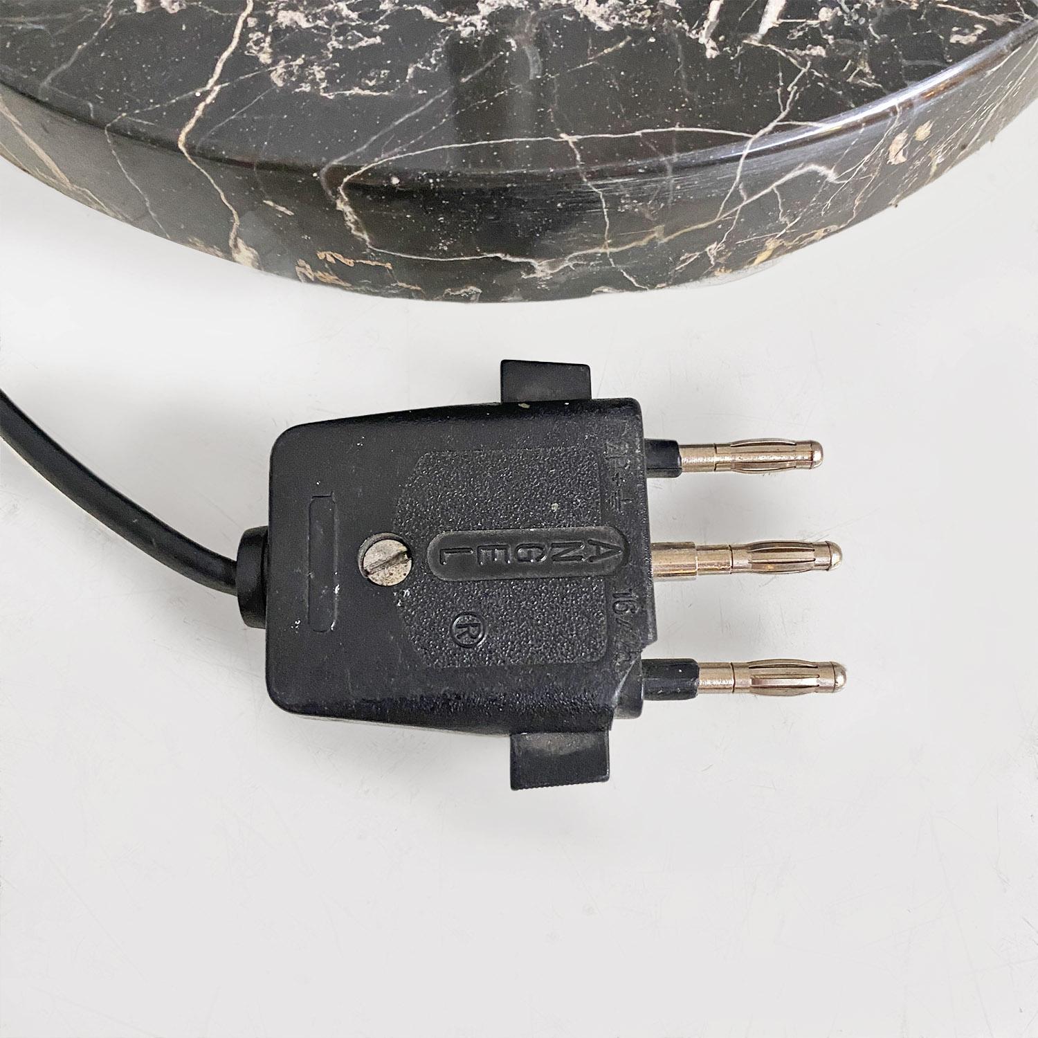Lampada da terra telescopica regolabile italiana di metà secolo moderno con base in marmo, anni '60 in vendita 8