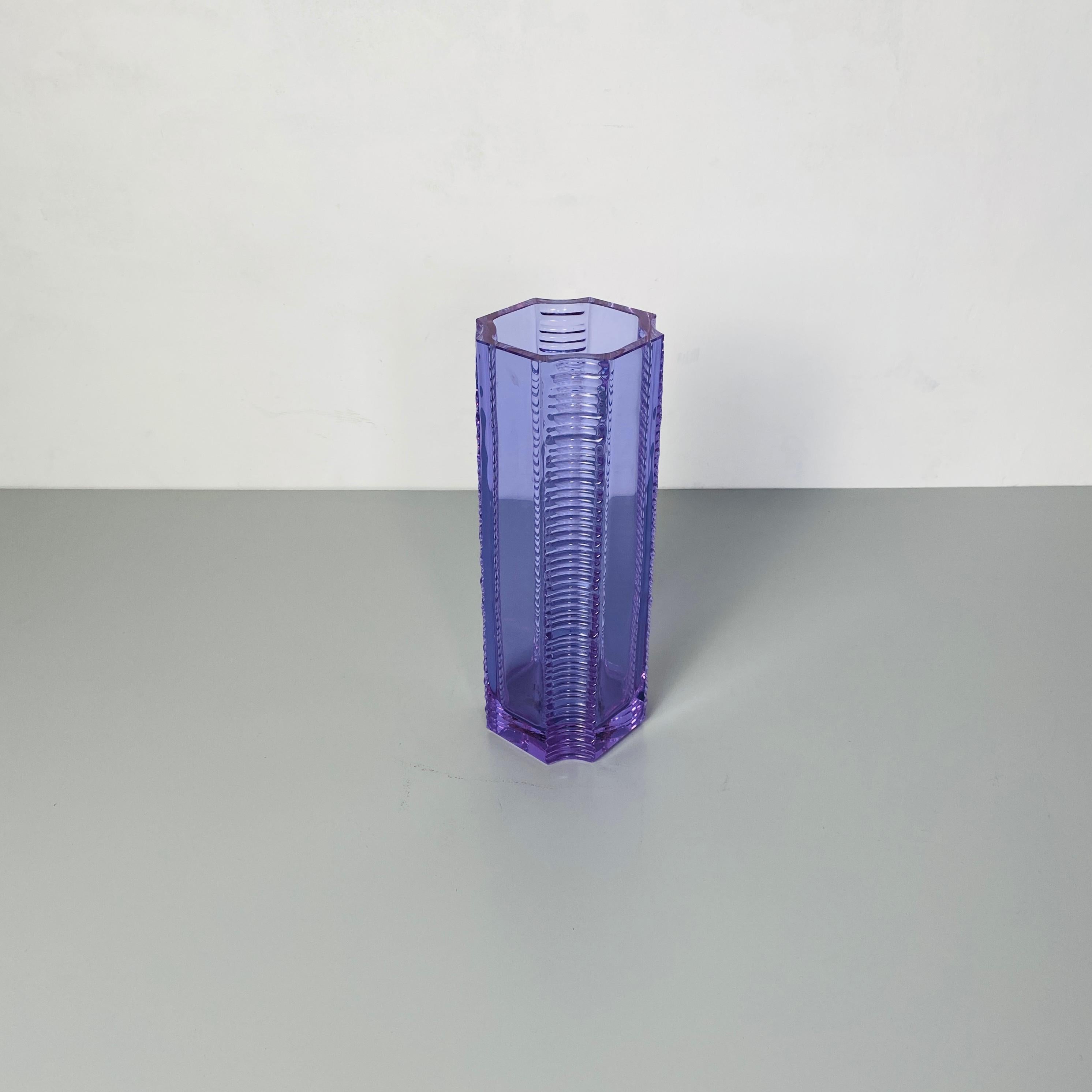 Mid-20th Century Italian Mid-Century Modern Alexandrite Vase with Irregular Shape, 1960s For Sale