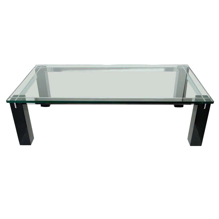 Late 20th Century Mid-Century Modern Rectangular Coffee Table by Renato Polidori for Skipper For Sale