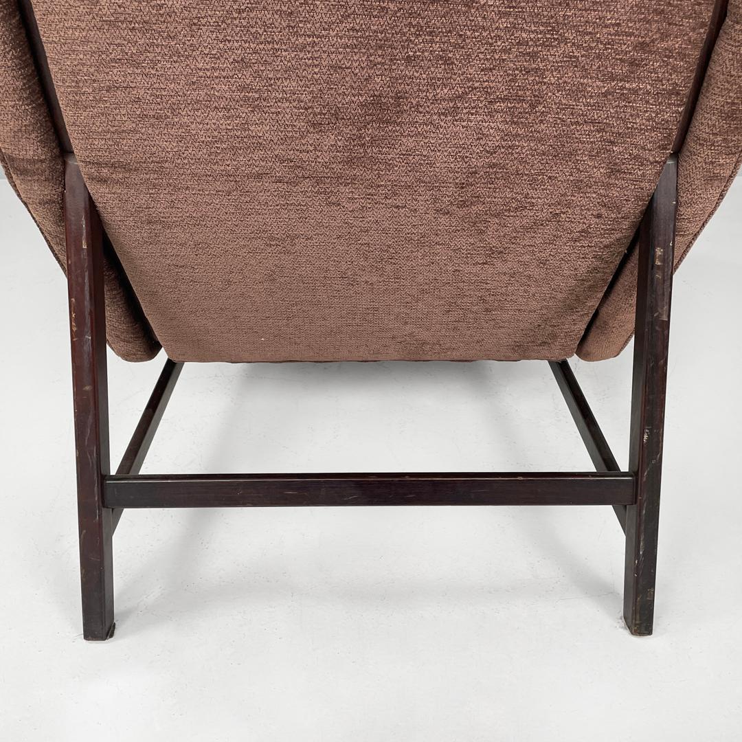 Italian mid-century modern armchair 877 by Gianfranco Frattini for Cassina, 1959 For Sale 11
