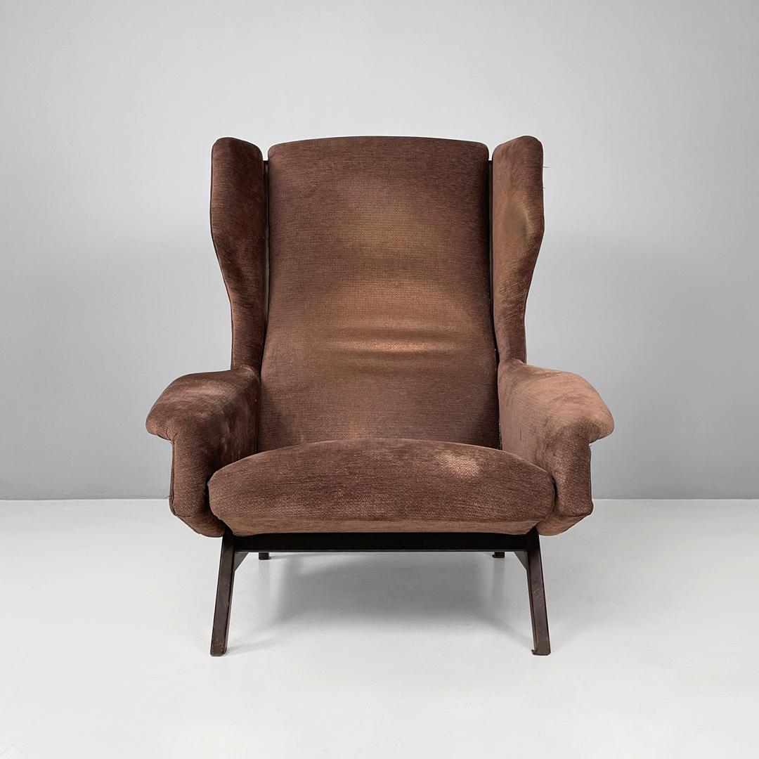 Mid-Century Modern Italian mid-century modern armchair 877 by Gianfranco Frattini for Cassina, 1959 For Sale