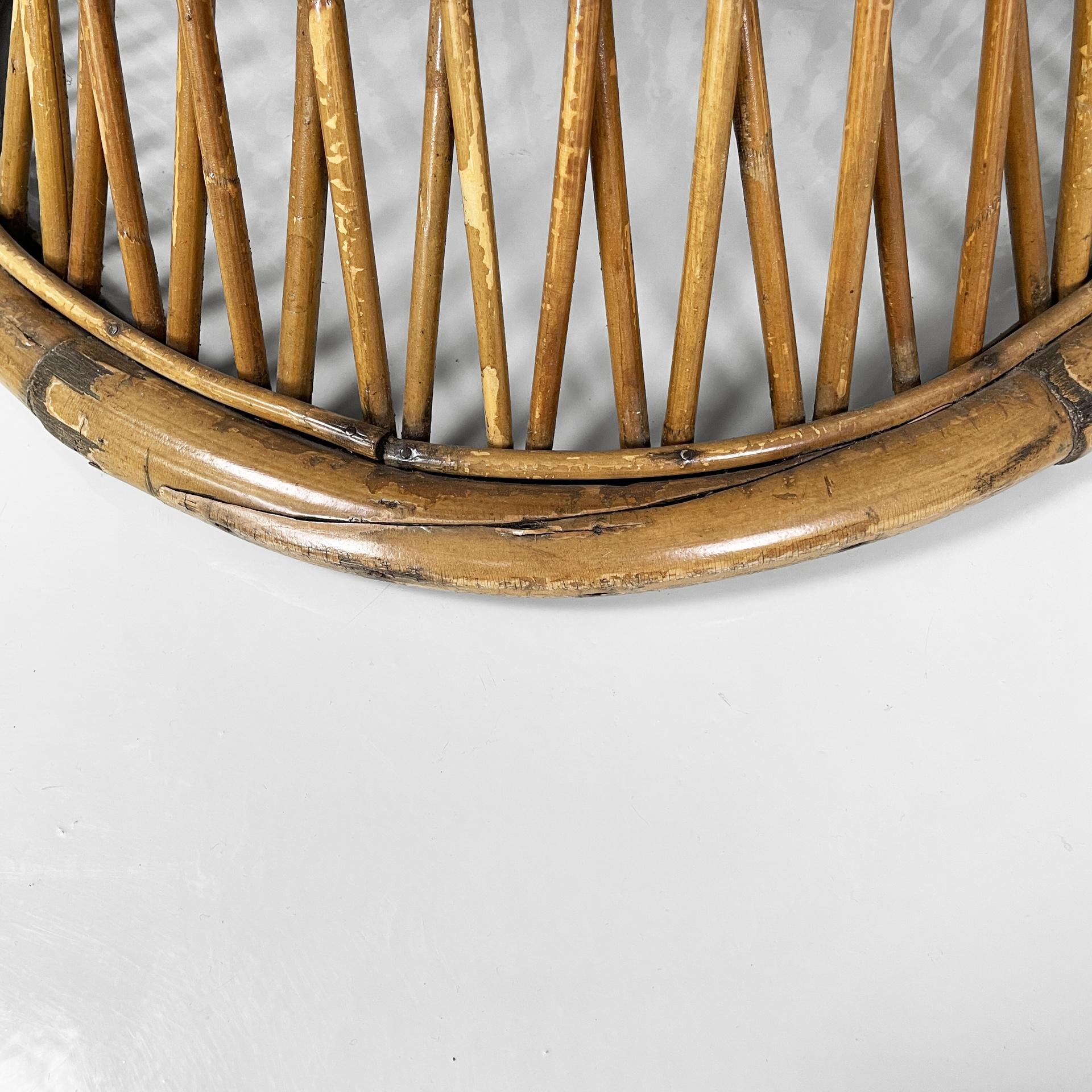 Italian mid-century modern armchair Margherita by Albini for Bonacina, 1960s in vendita 13
