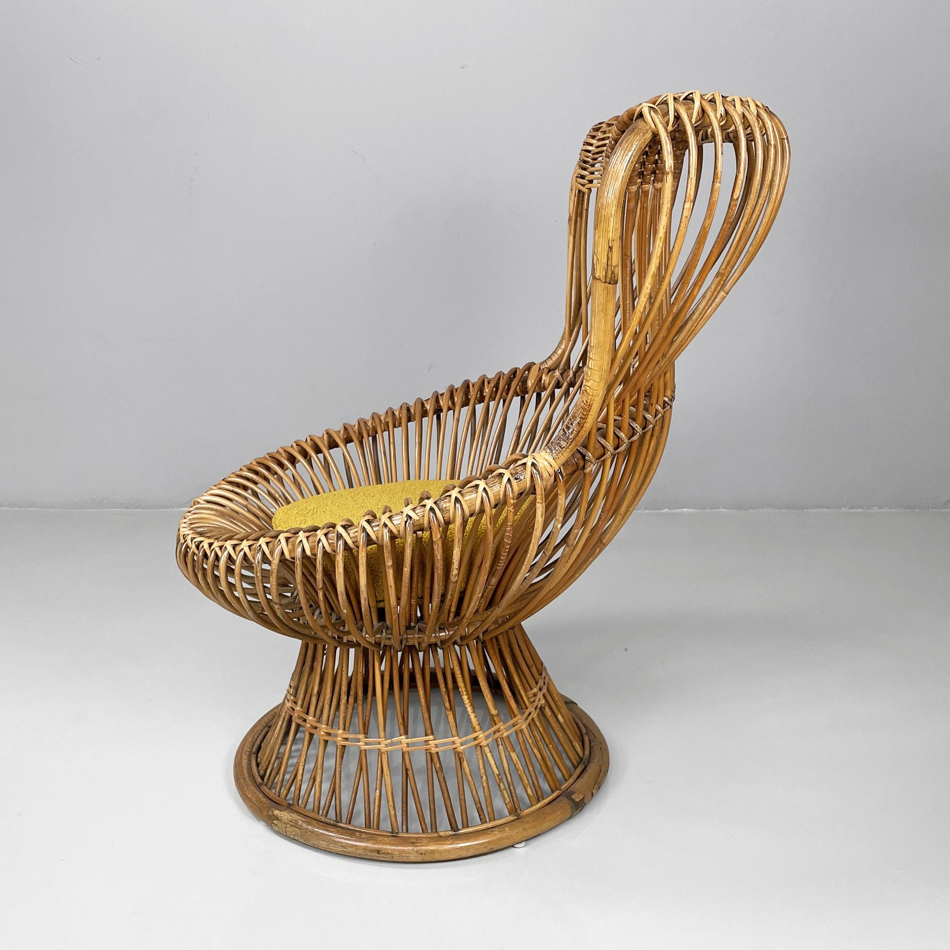 Mid-Century moderno Italian mid-century modern armchair Margherita by Albini for Bonacina, 1960s in vendita