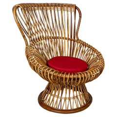 Italian mid-century modern armchair Margherita by Albini for Bonacina, 1960s