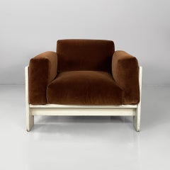Italian mid-century modern armchairs Bastiano Afra Tobia Scarpa Gavina, 1960s
