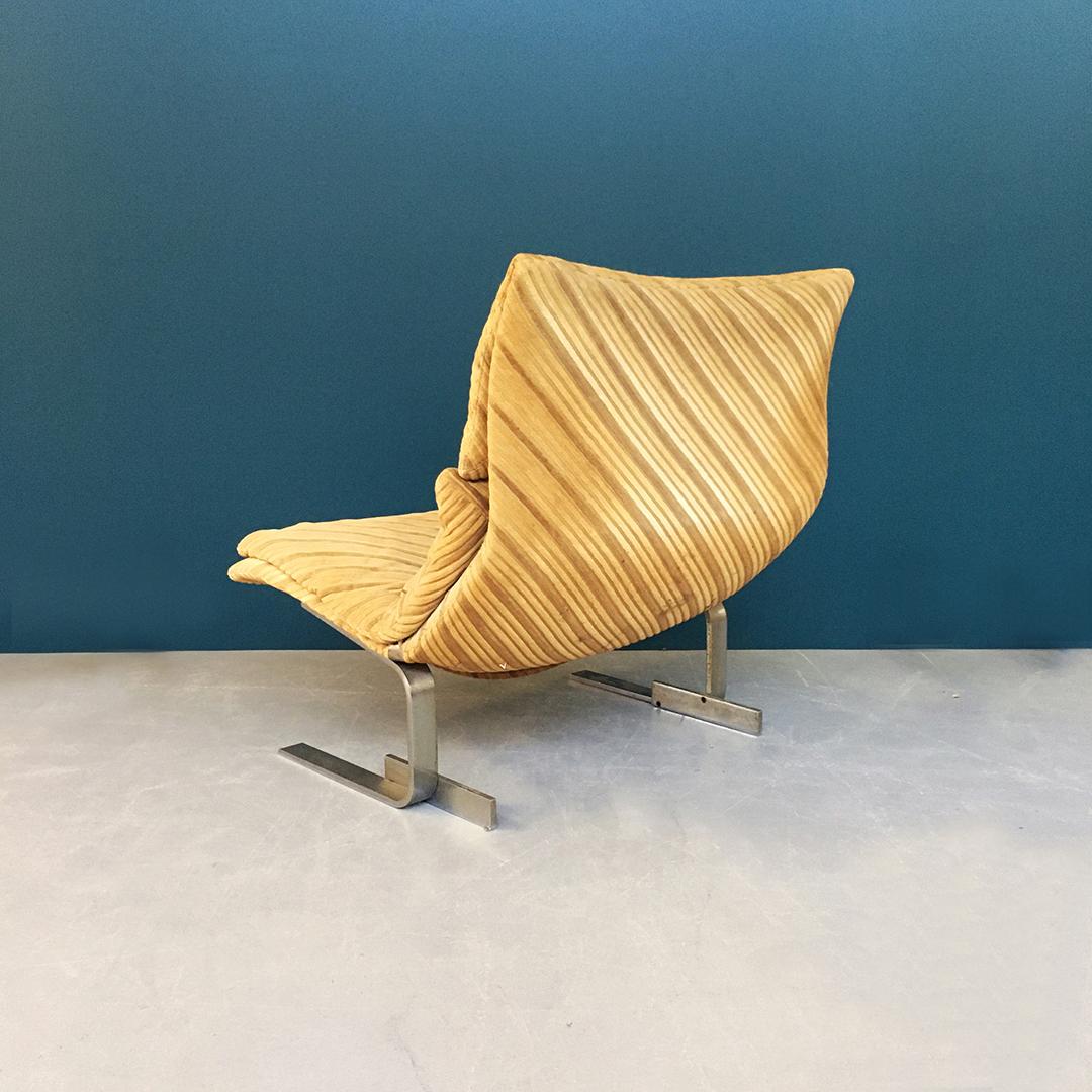 Italian Mid-Century Modern Armchairs by Giovanni Offredi for Saporiti, 1970s 3