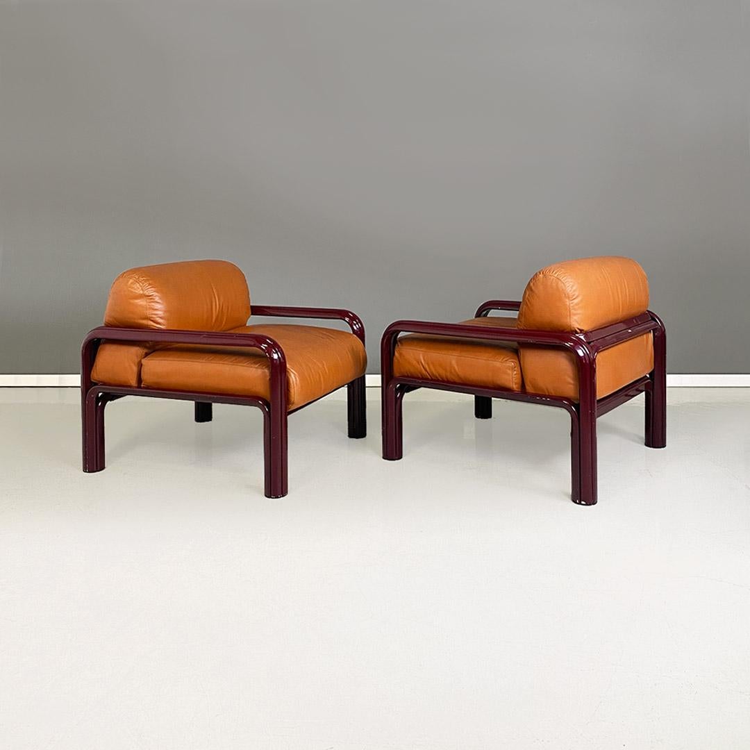 Italian Mid-Century Modern Armchairs Mod. 54-S1 by Gae Aulenti for Knoll, 1977 In Good Condition For Sale In MIlano, IT