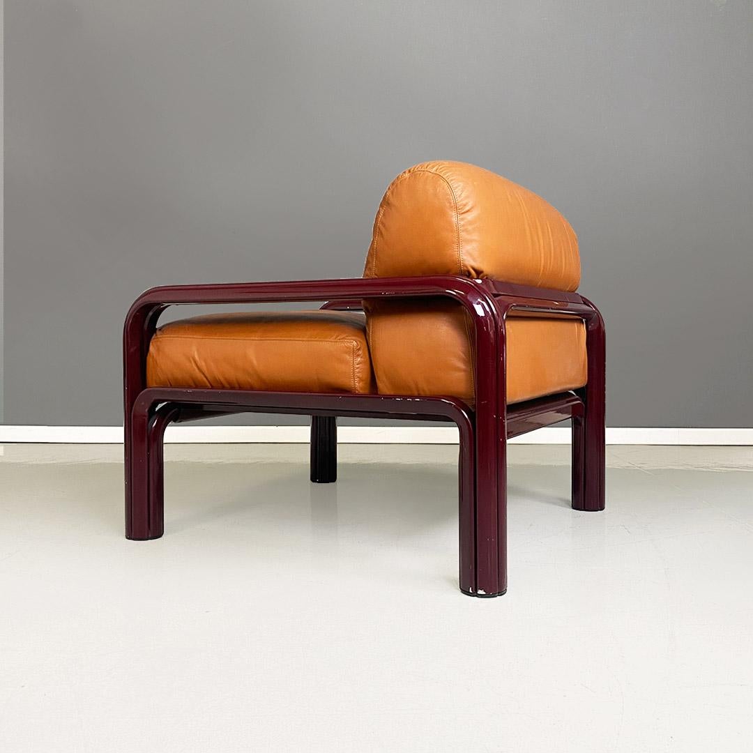 Late 20th Century Italian Mid-Century Modern Armchairs Mod. 54-S1 by Gae Aulenti for Knoll, 1977 For Sale