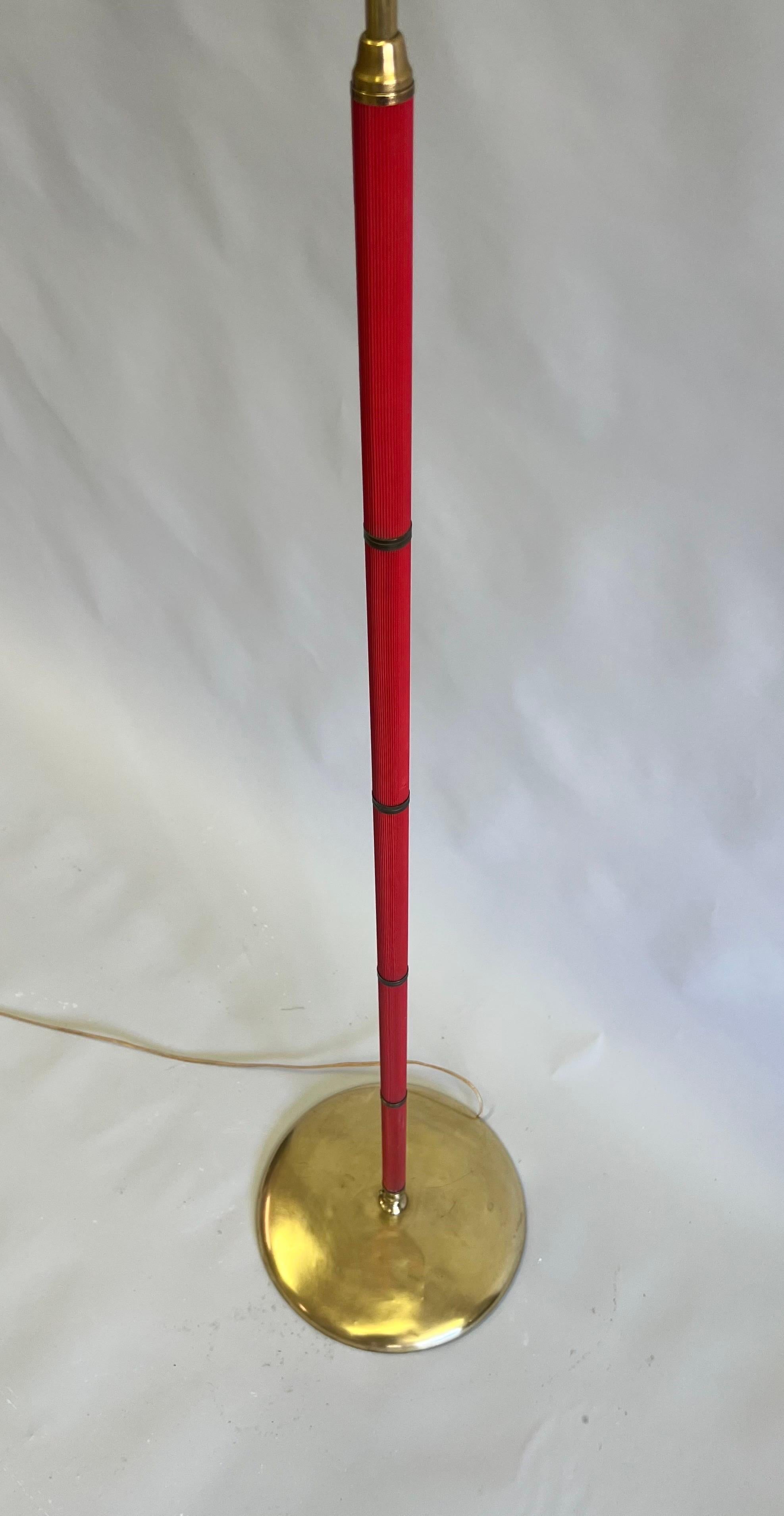 Italian Mid-Century Modern Articulating Floor Lamp, Vittoriano Vigano & Arteluce For Sale 9