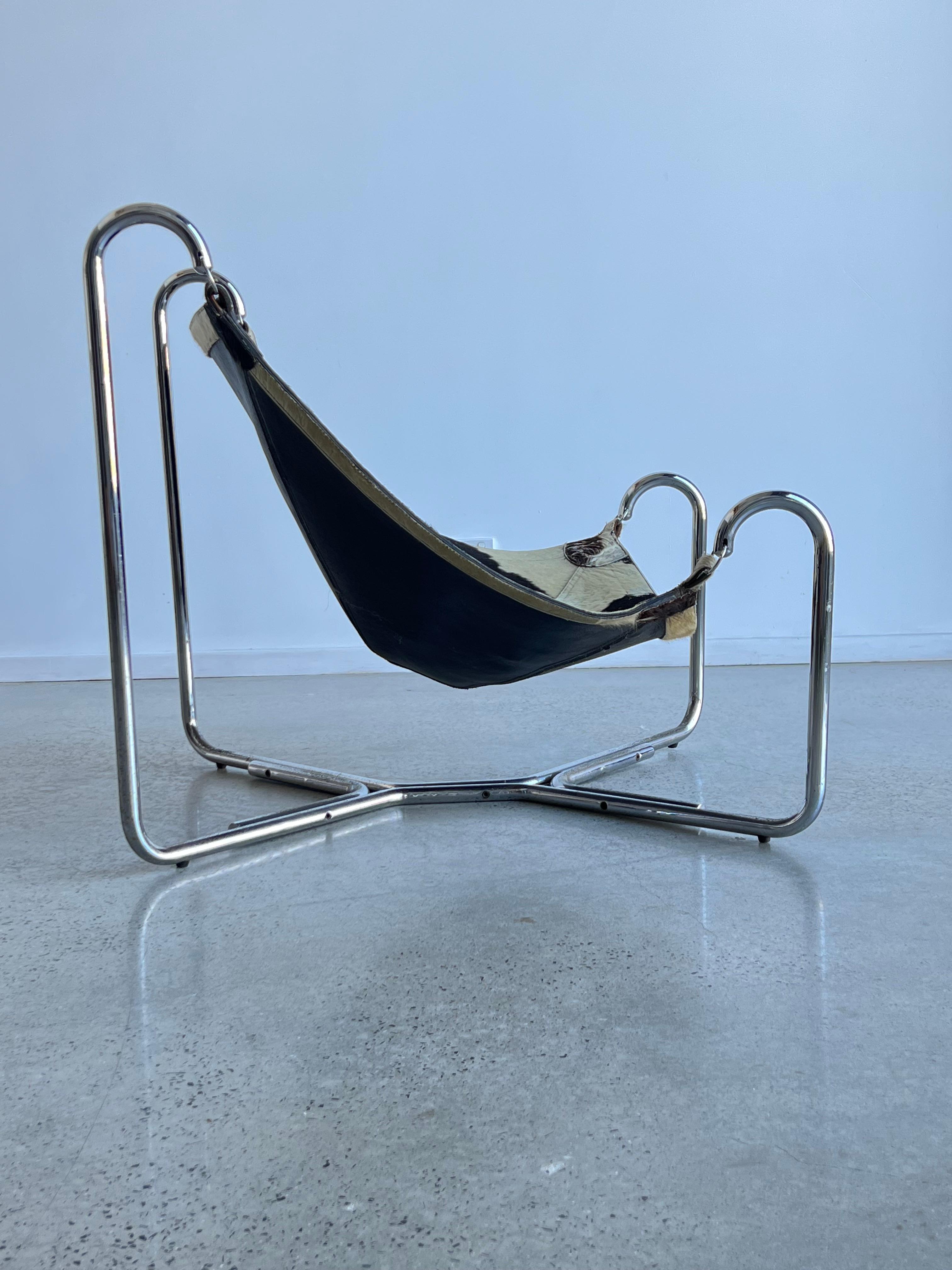 Italian Mid Century Modern Baffo Chair by Gianni Pareschi and Ezio Didone, 1969 For Sale 4