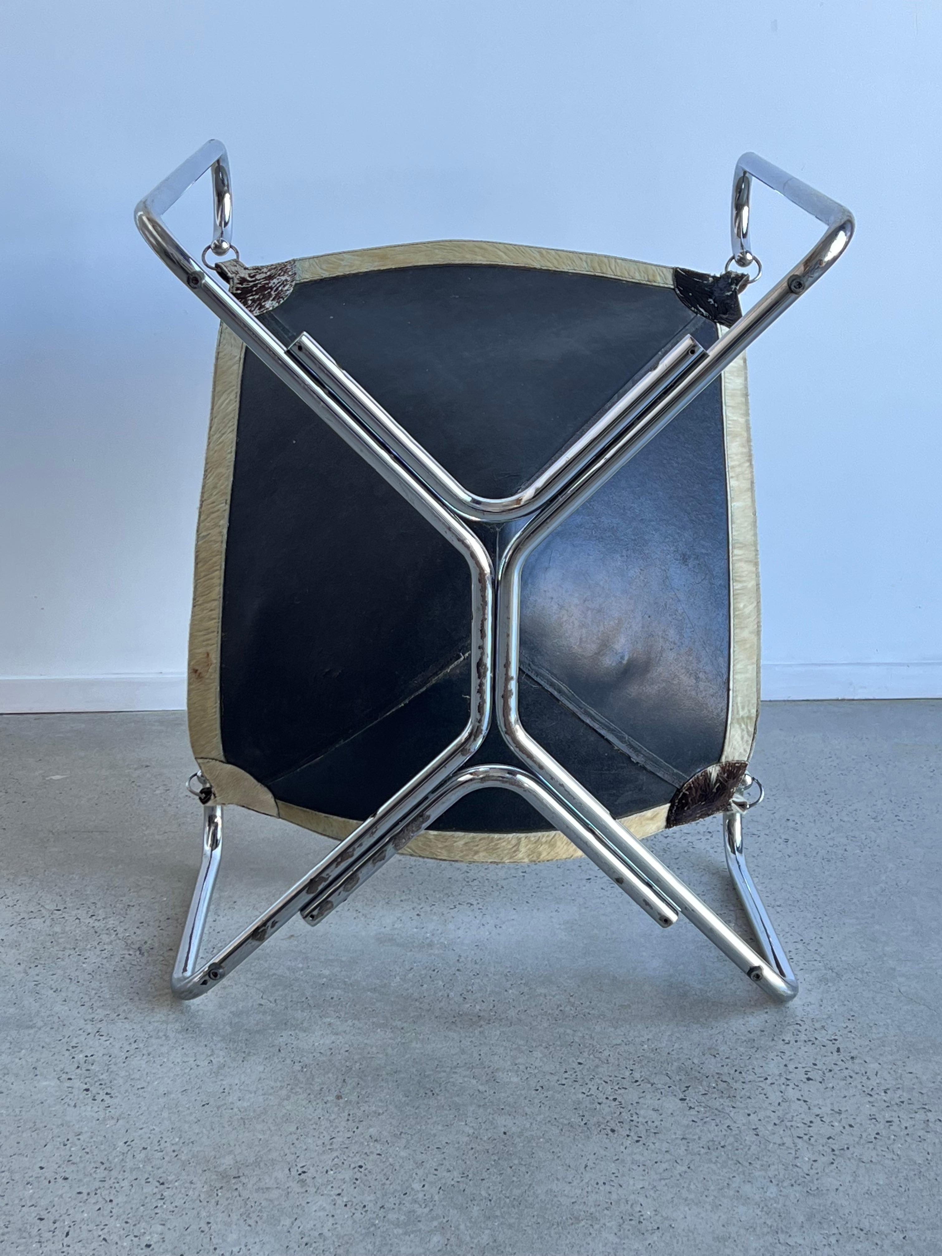 Mid-20th Century Italian Mid Century Modern Baffo Chair by Gianni Pareschi and Ezio Didone, 1969 For Sale