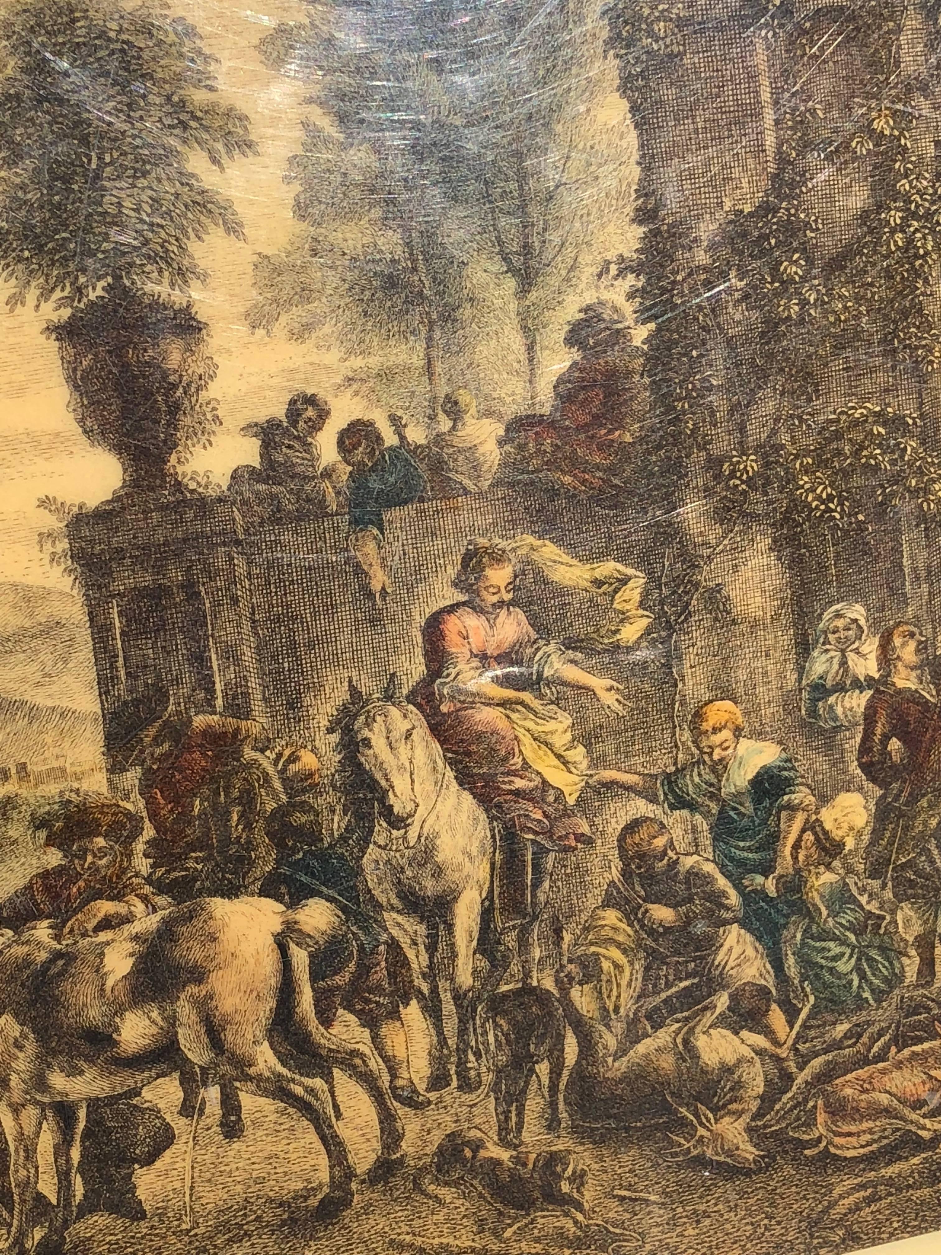 Italienischer Barwagen und Rollwagen aus der Mitte des Jahrhunderts im Stil von Cesare Lacca 4