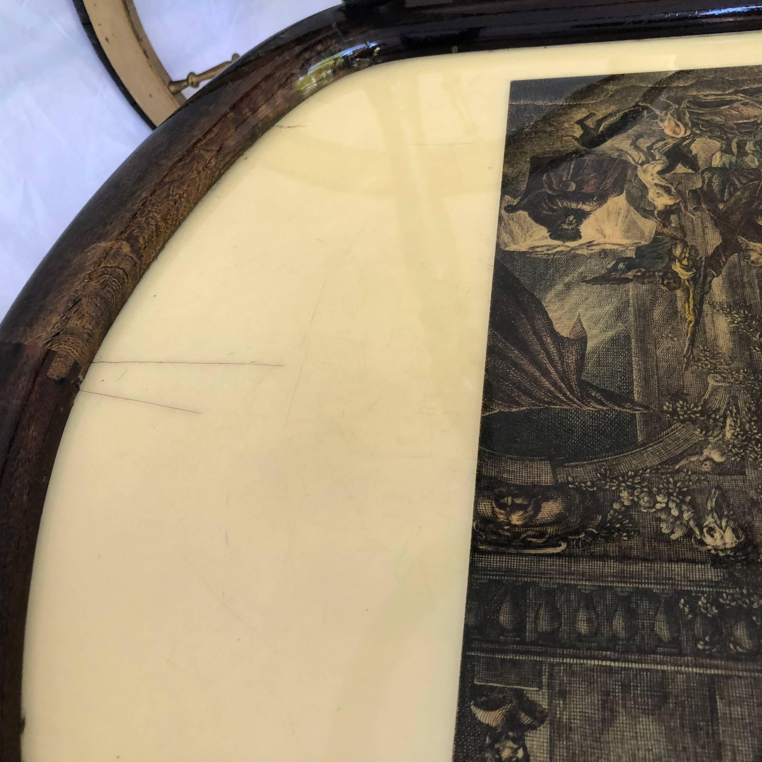Italienischer Barwagen und Rollwagen aus der Mitte des Jahrhunderts im Stil von Cesare Lacca 9