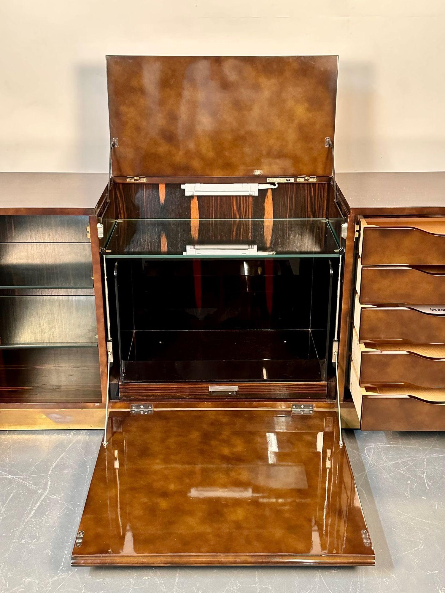 Mobile da bar/intrattenimento italiano della metà del secolo scorso, stile Aldo Tura, laccato in vendita 6
