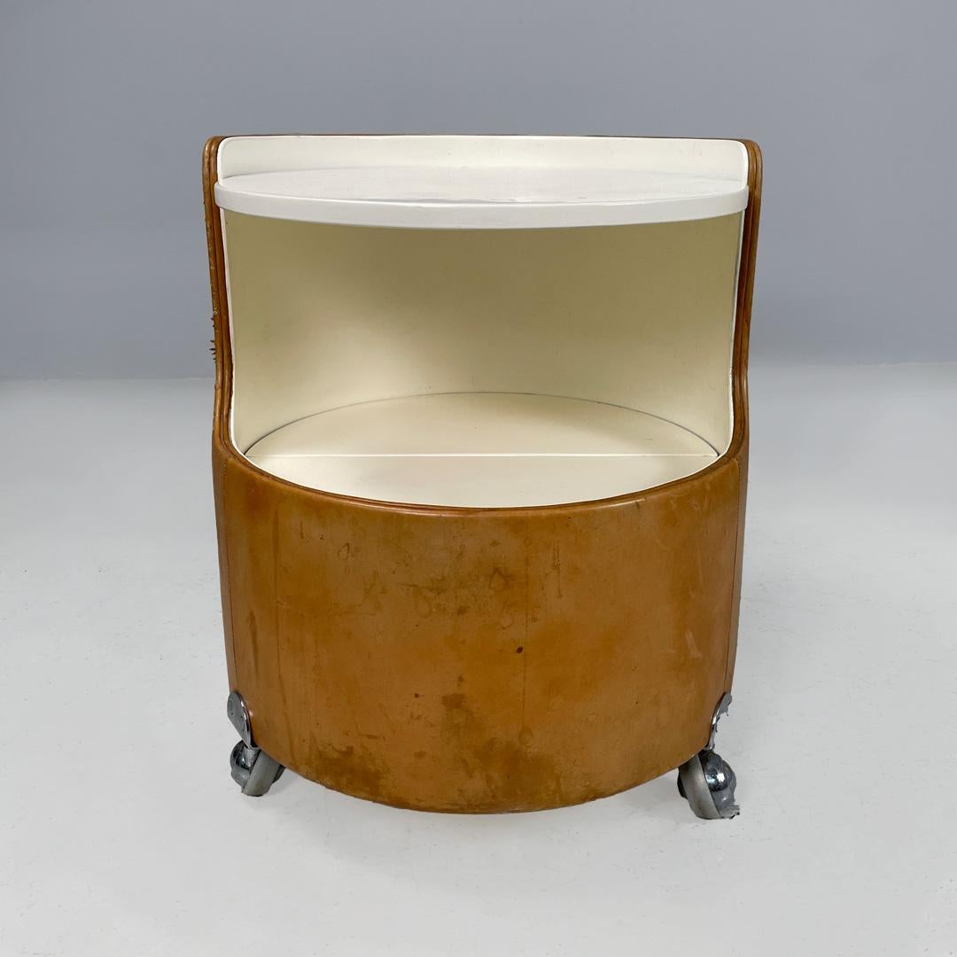 Metal Italian Mid-century Modern Bedside tables Lullaby by Luigi Massoni , 1960s For Sale