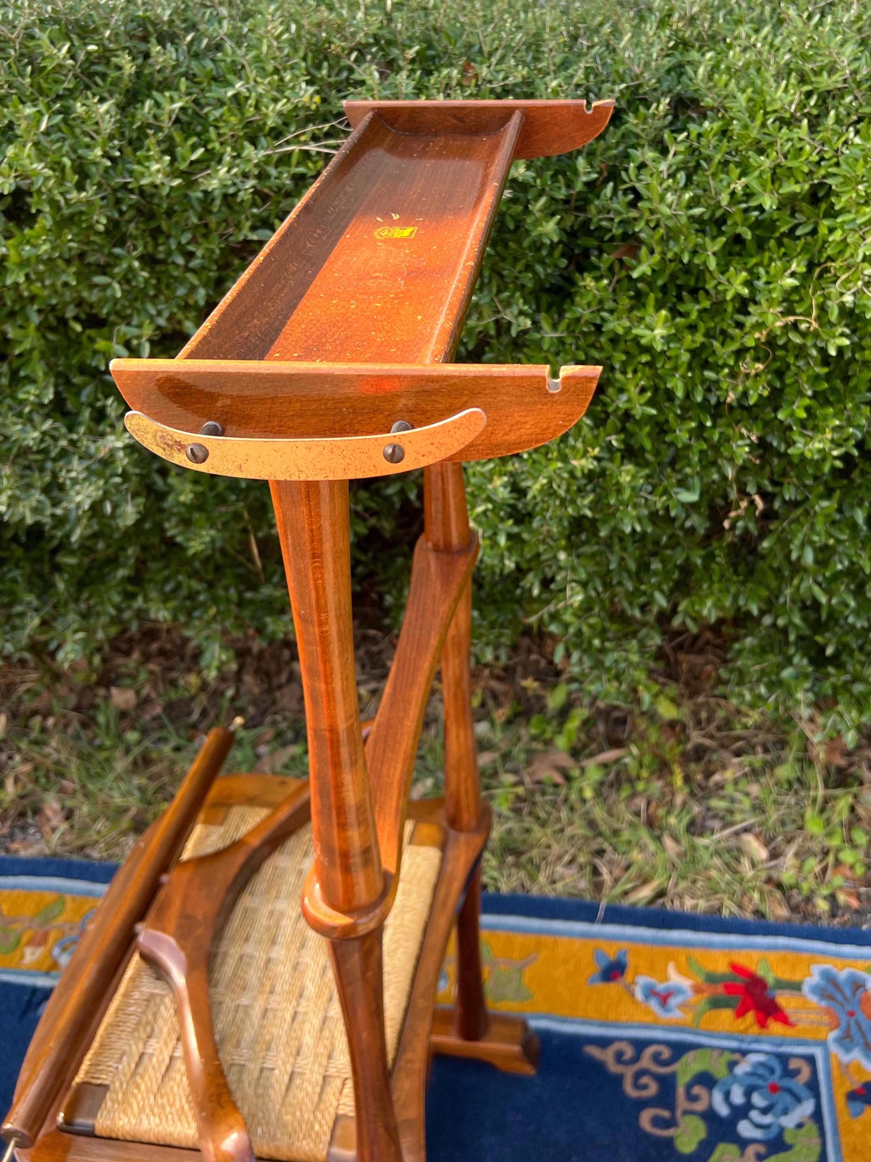 Chaise de valet italienne en hêtre moderne du milieu du siècle par SPQR en vente 14