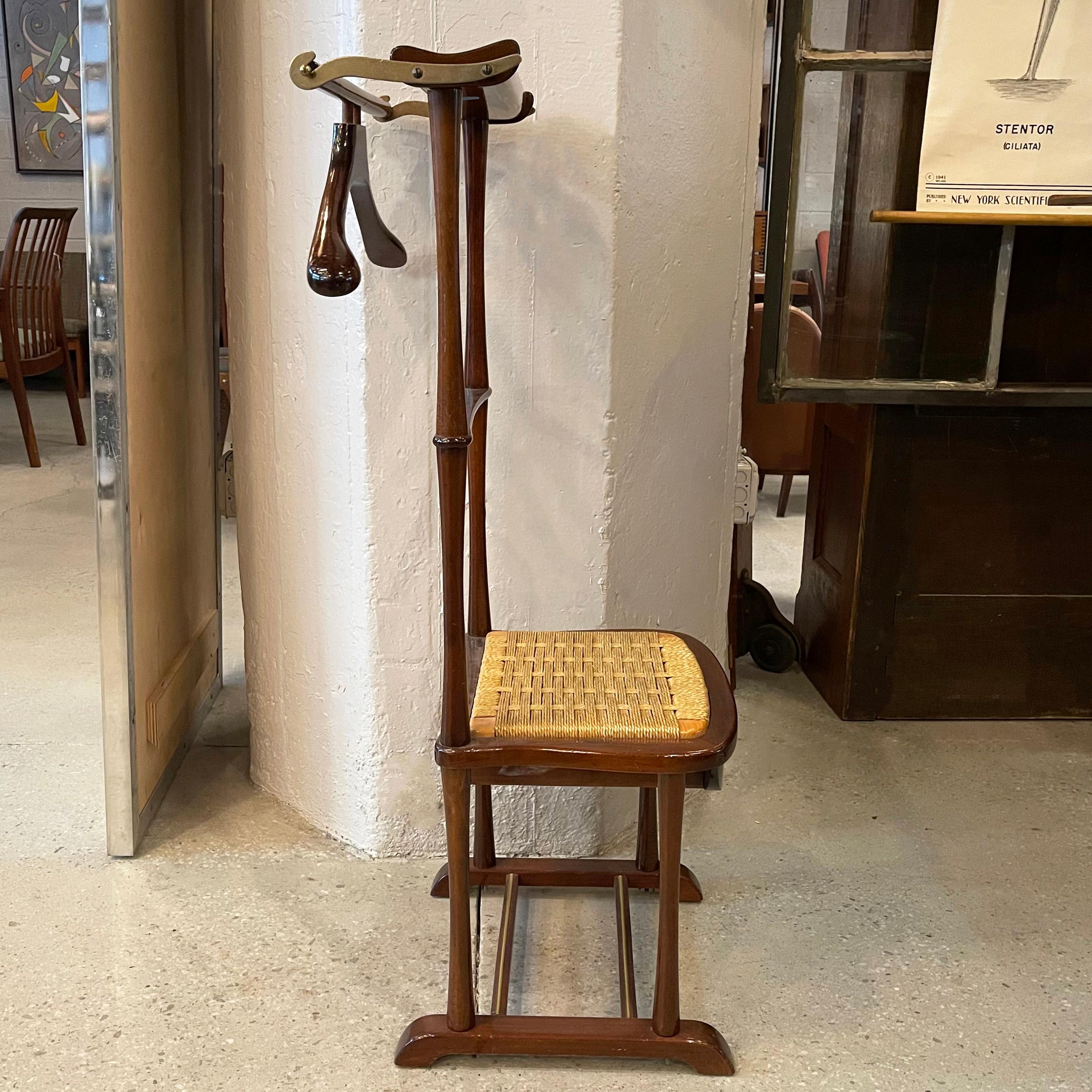 20th Century Italian Mid-Century Modern Beech Valet Chair by SPQR