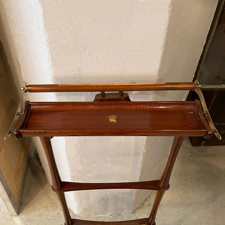 Italian Mid-Century Modern Beech Valet Chair by SPQR 4