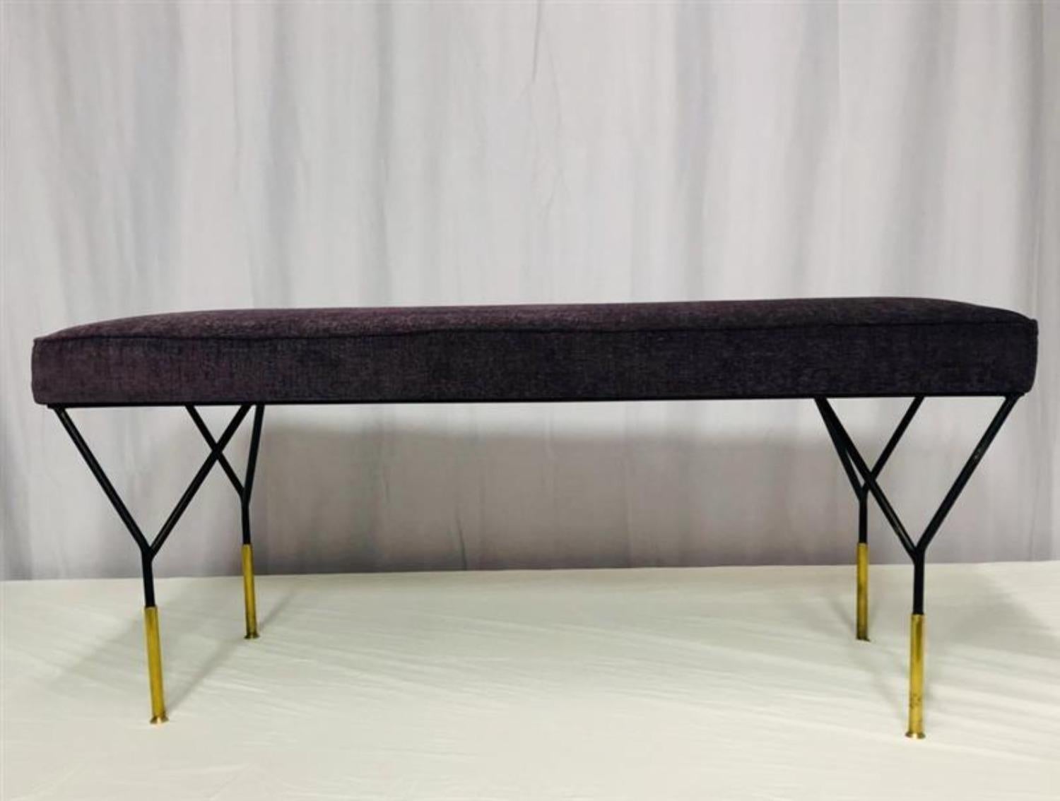 Banc italien moderne du milieu du siècle en vente 2