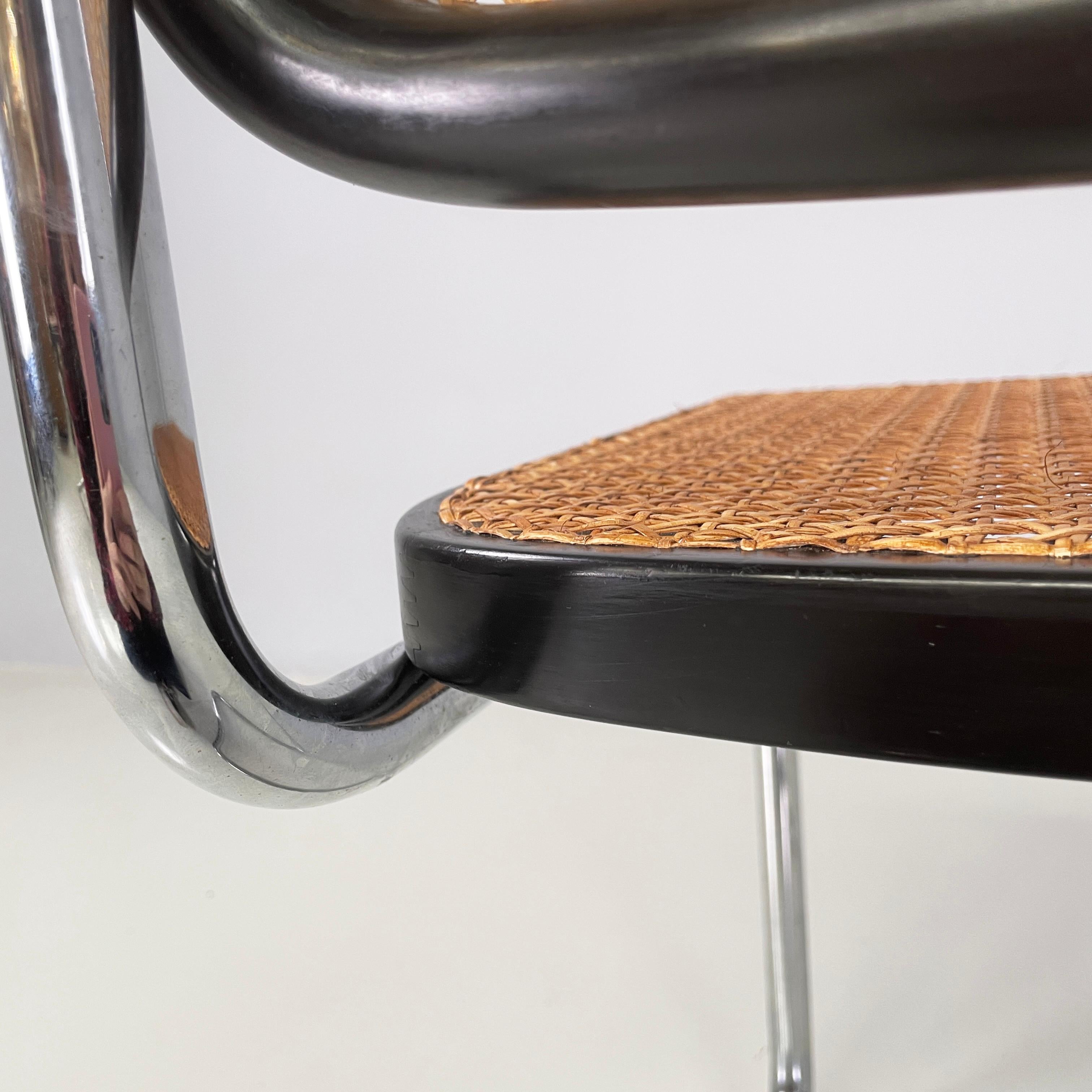 Italian mid-century modern Black Chair Cesca by Marcel Breuer for Gavina, 1960s 7