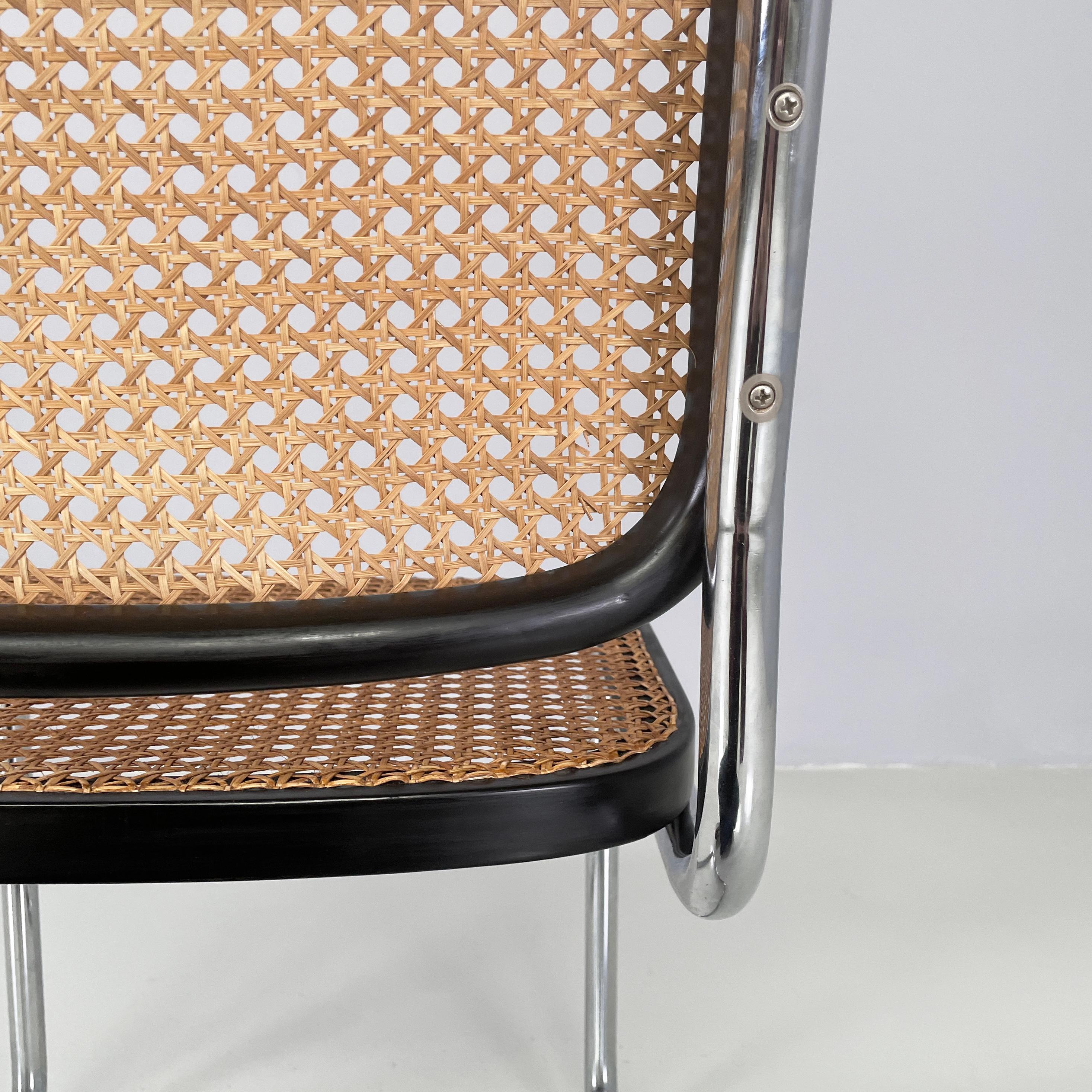 Italian mid-century modern Black Chair Cesca by Marcel Breuer for Gavina, 1960s 8