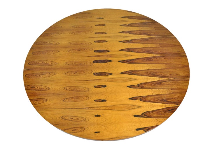 Italian Mid Century Modern Black Limba Table And Chairs At 1stdibs