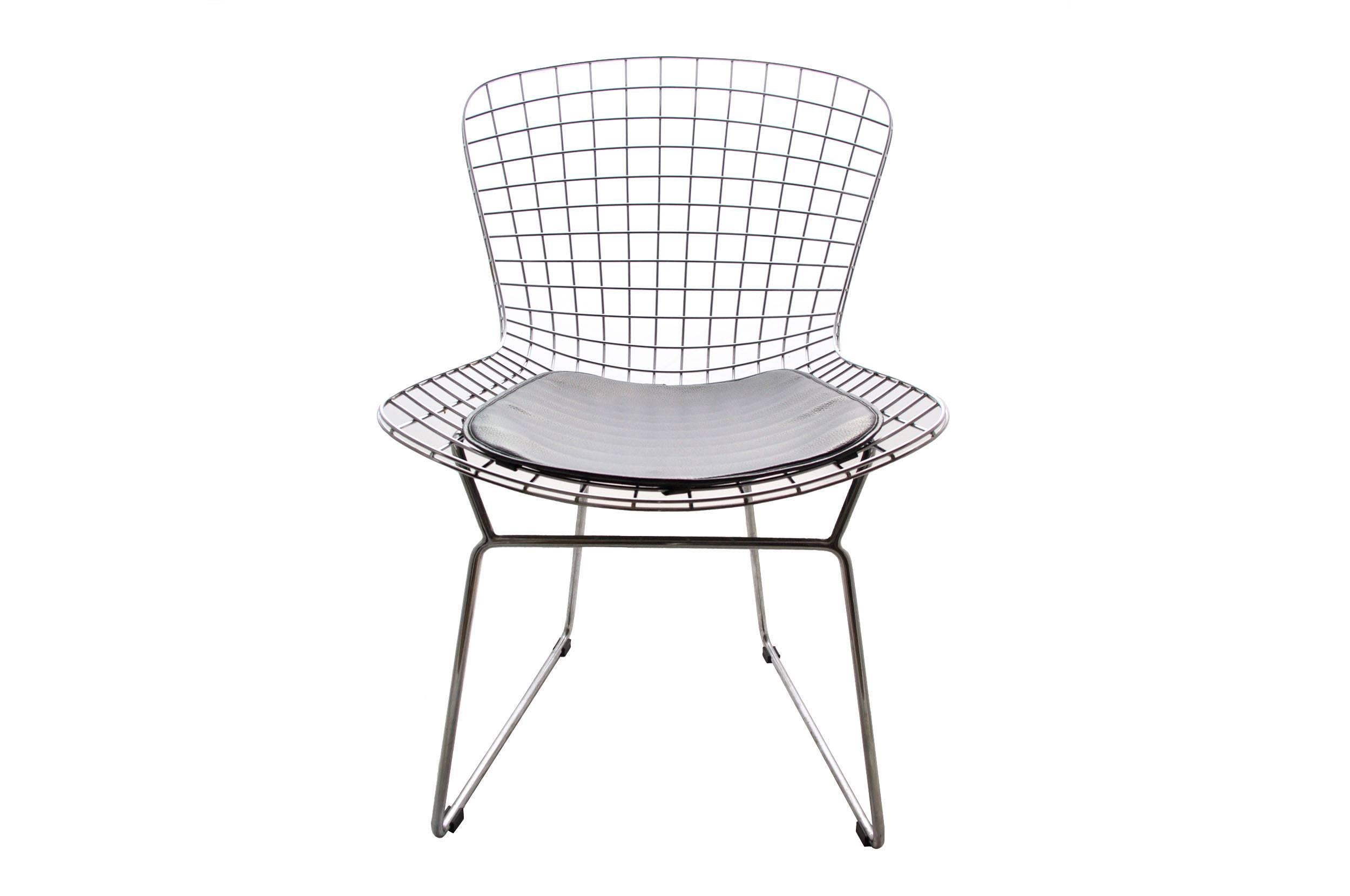 Italian Mid-Century Modern Black Limba Table and Chairs 1