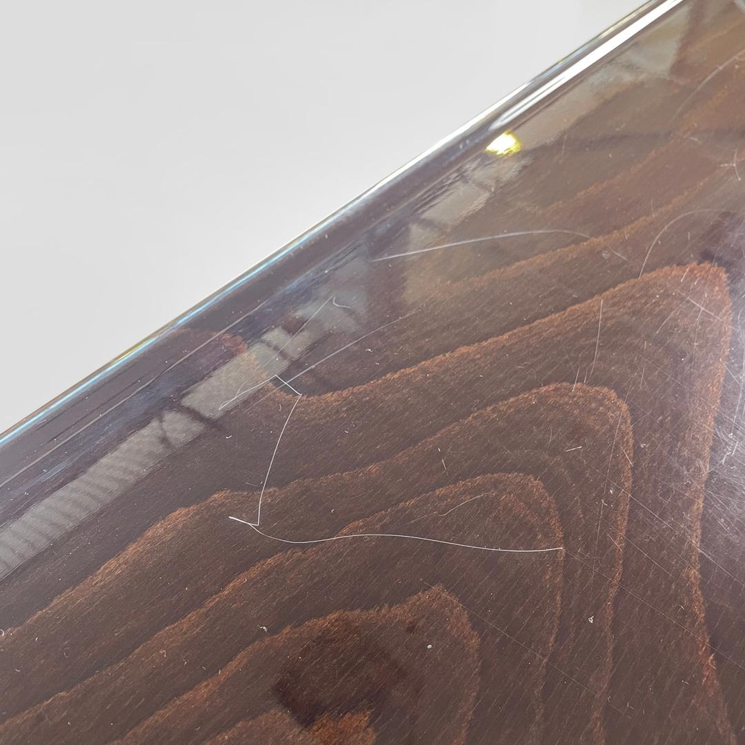 Escritorio italiano moderno de mediados de siglo en metal laminado negro Arco BBPR Olivetti, años 60 en venta 3