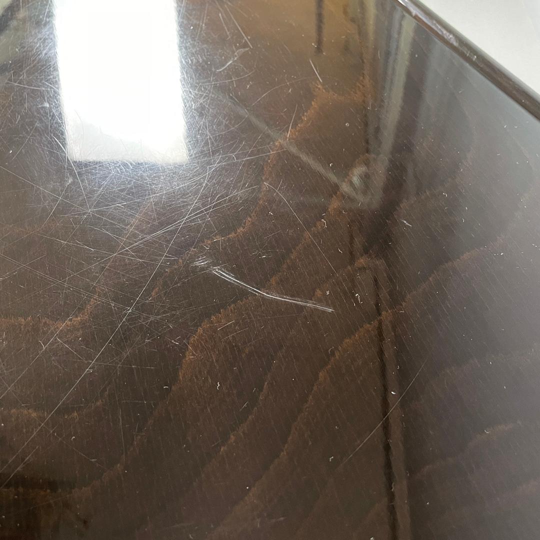 Escritorio italiano moderno de mediados de siglo en metal laminado negro Arco BBPR Olivetti, años 60 en venta 4