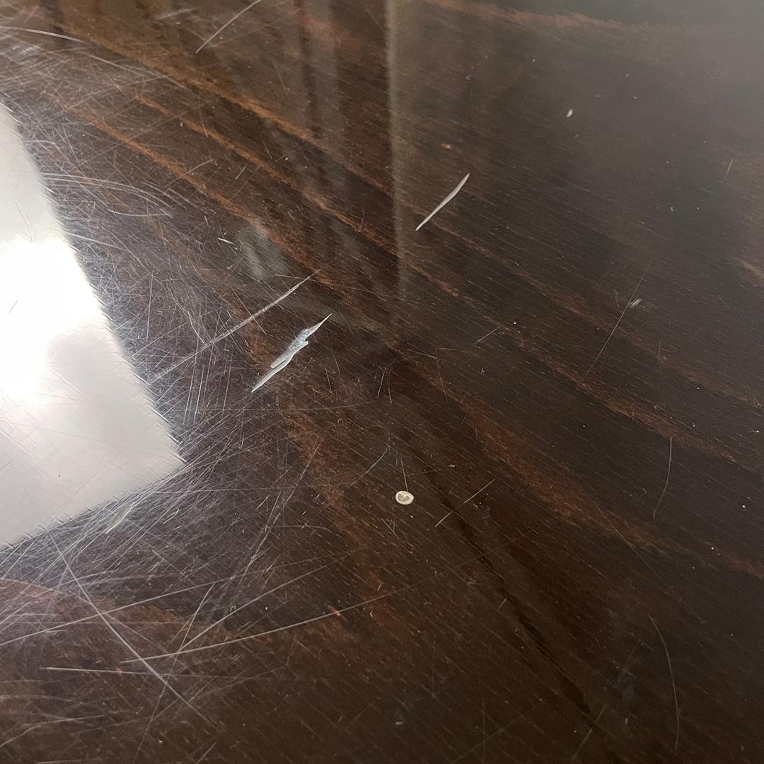 Escritorio italiano moderno de mediados de siglo en metal laminado negro Arco BBPR Olivetti, años 60 en venta 5