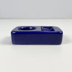 Italian mid-century modern blue egg cup by Mangiarotti Fratelli Brambilla 1970s