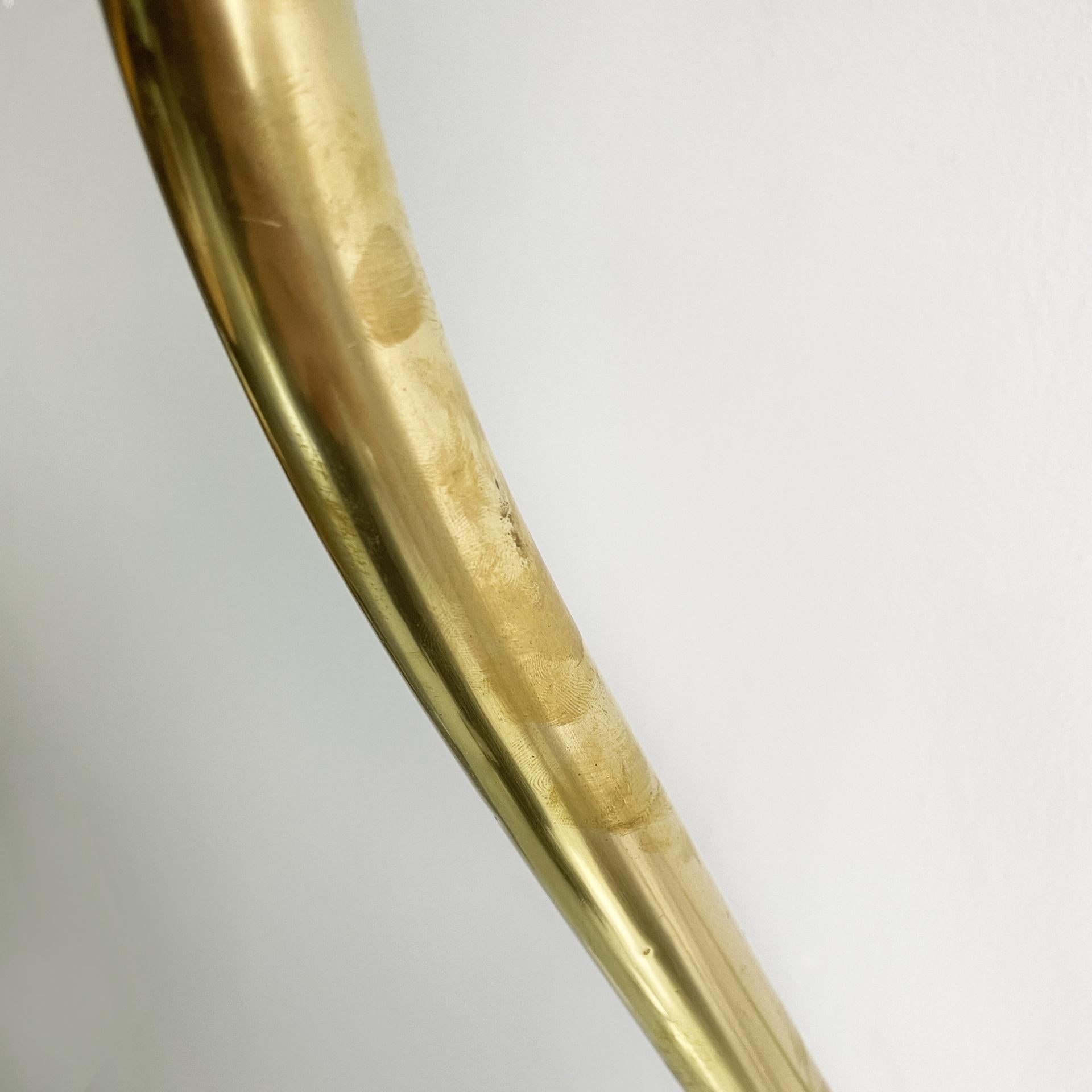 Italian mid-century modern brass and marble console by Carlo Enrico Rava, 1940s en venta 8